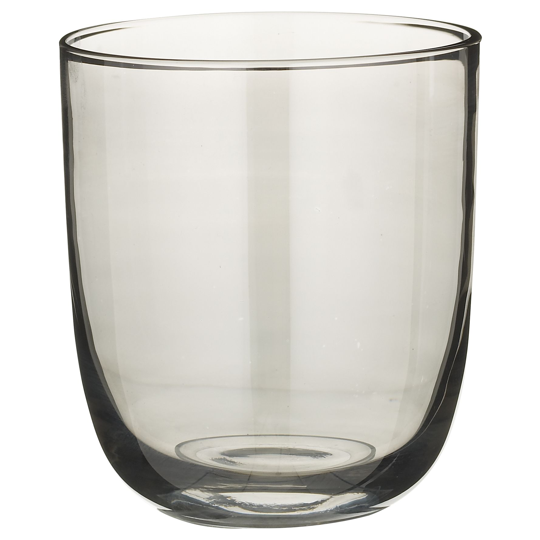 John Lewis Metallic Lustre Tumbler, Grey, 28cl