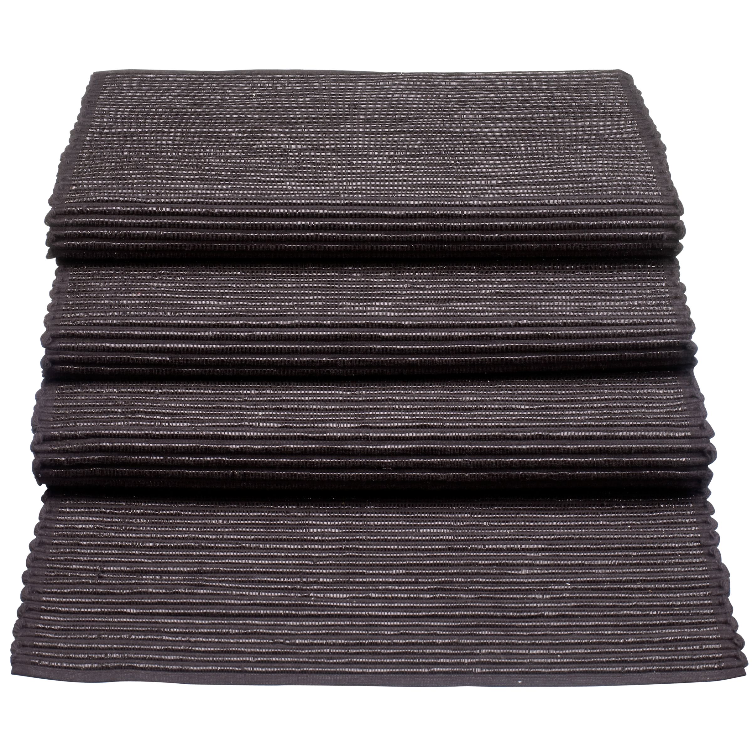 John Lewis Chunky Rib Runner Black
