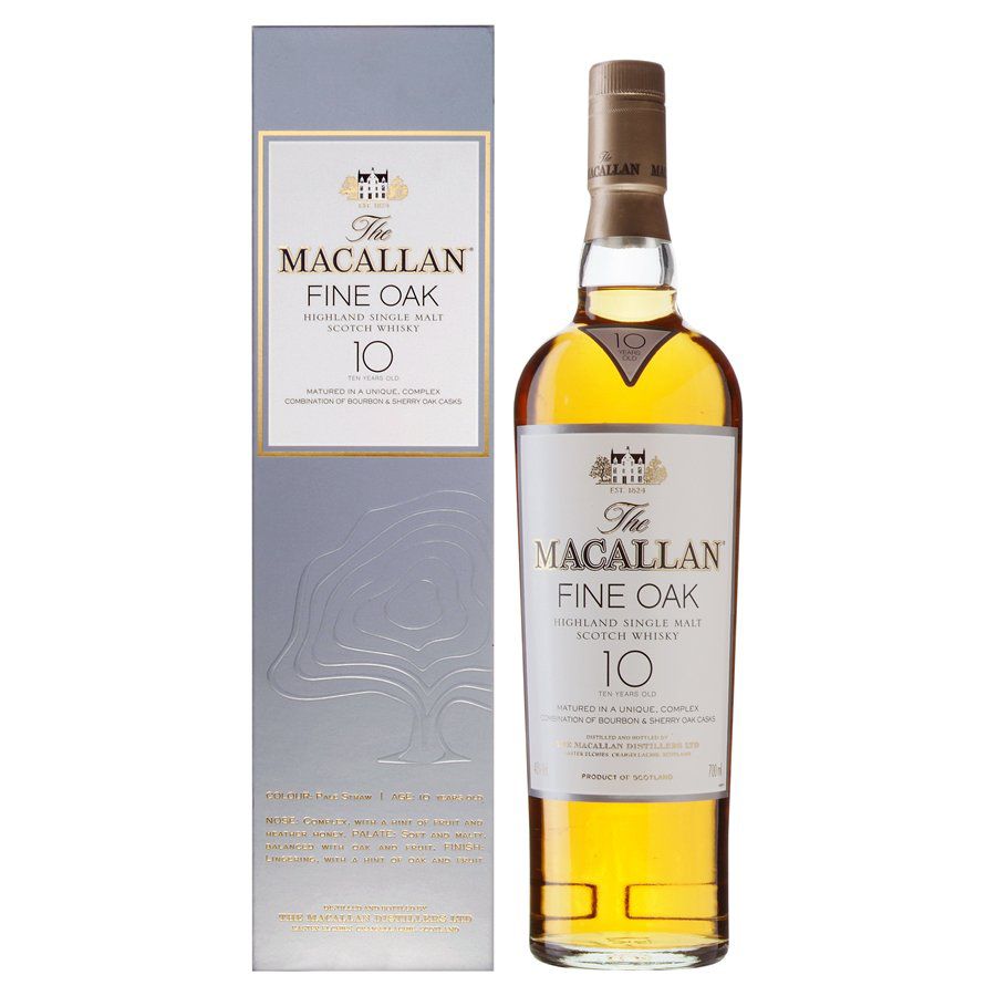 Macallan 10-Year-Old Speyside Fine Oak Malt Whisky at John Lewis