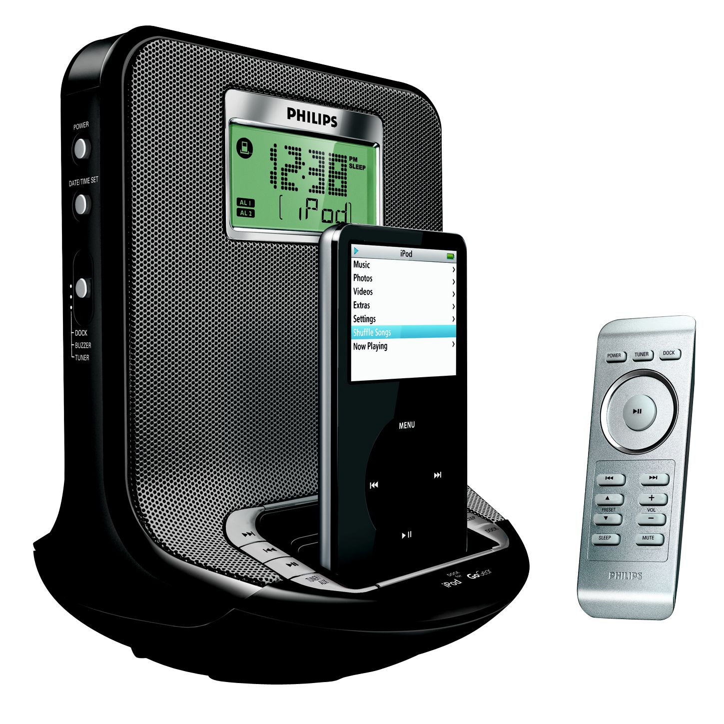 Philips AJ300D Clock Radio/iPod Dock