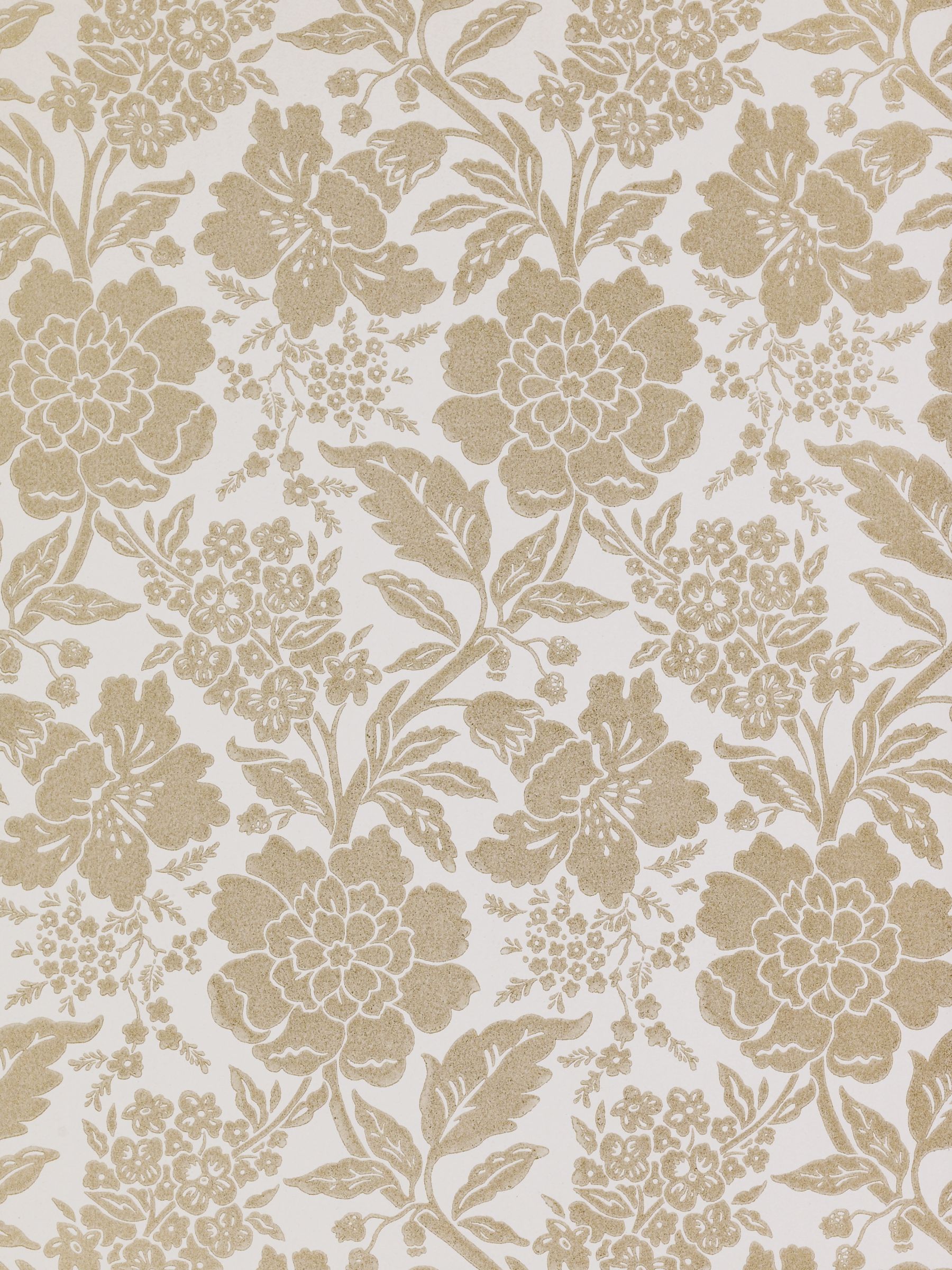 Sanderson Wallpaper Dauphine DHONDA104 Eggshell Gold