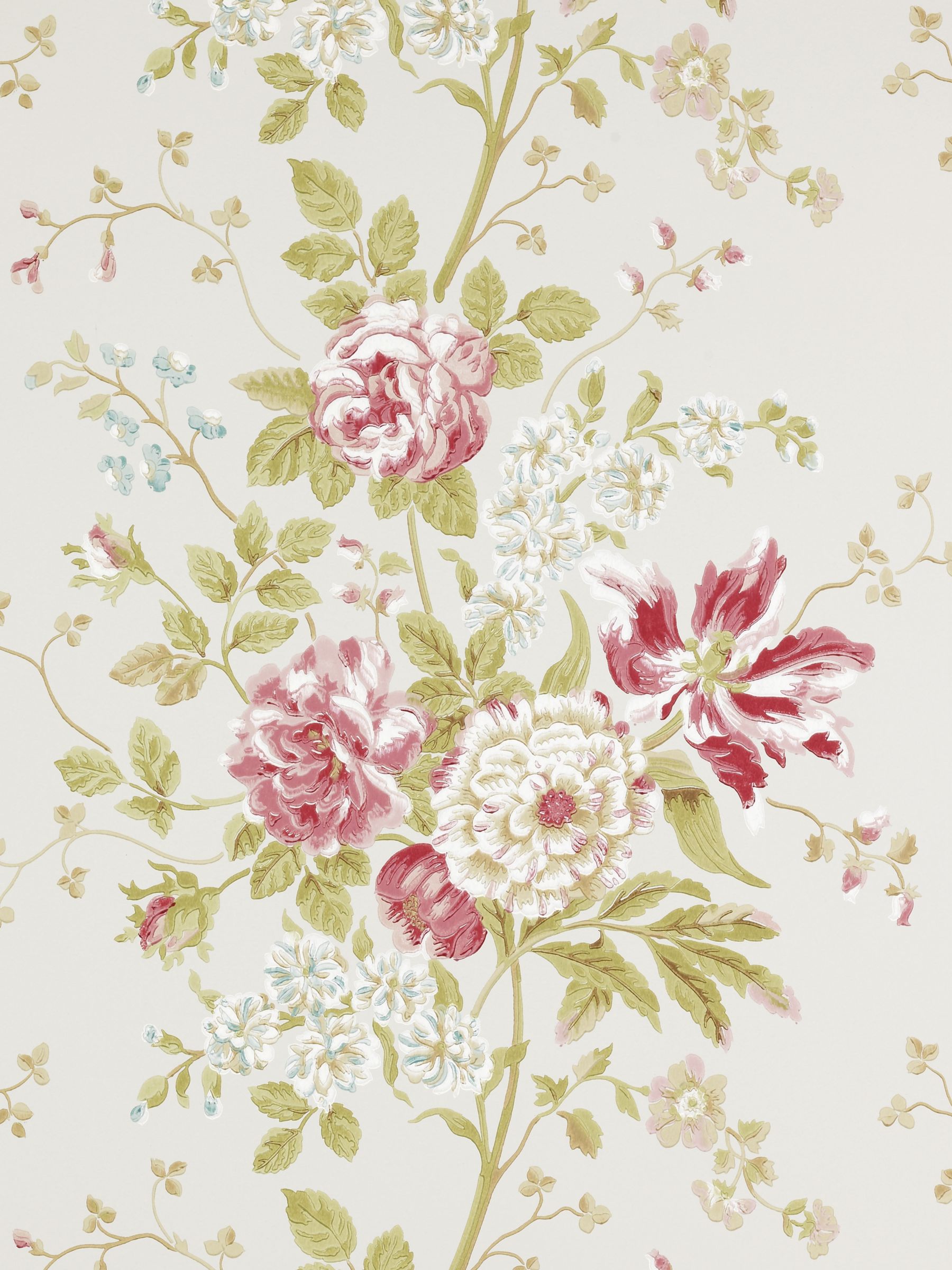 Sanderson Wallpaper Eloise DHONEL102 Eggshell Pink
