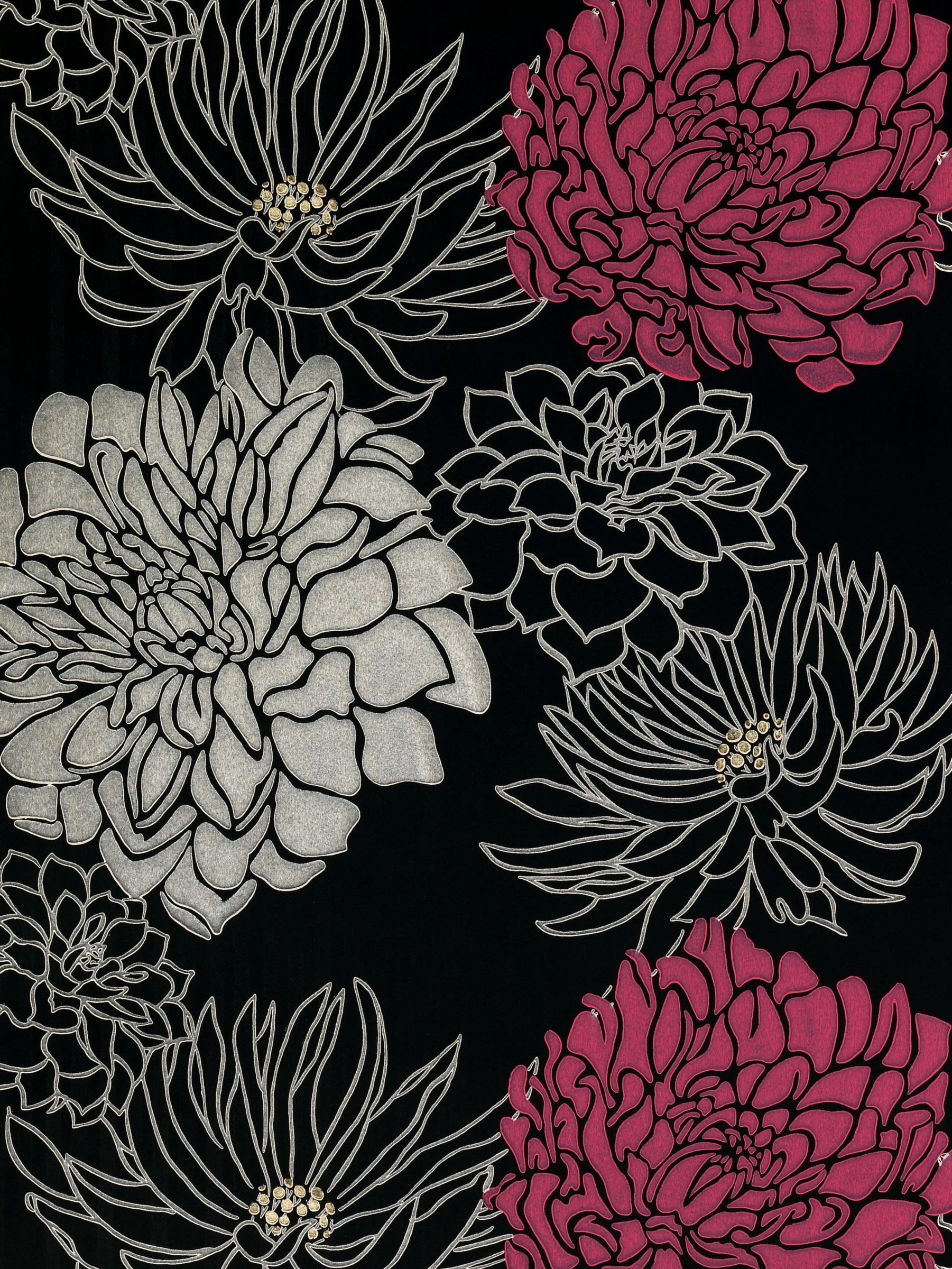 wallpaper pink black. Harlequin Wallpaper