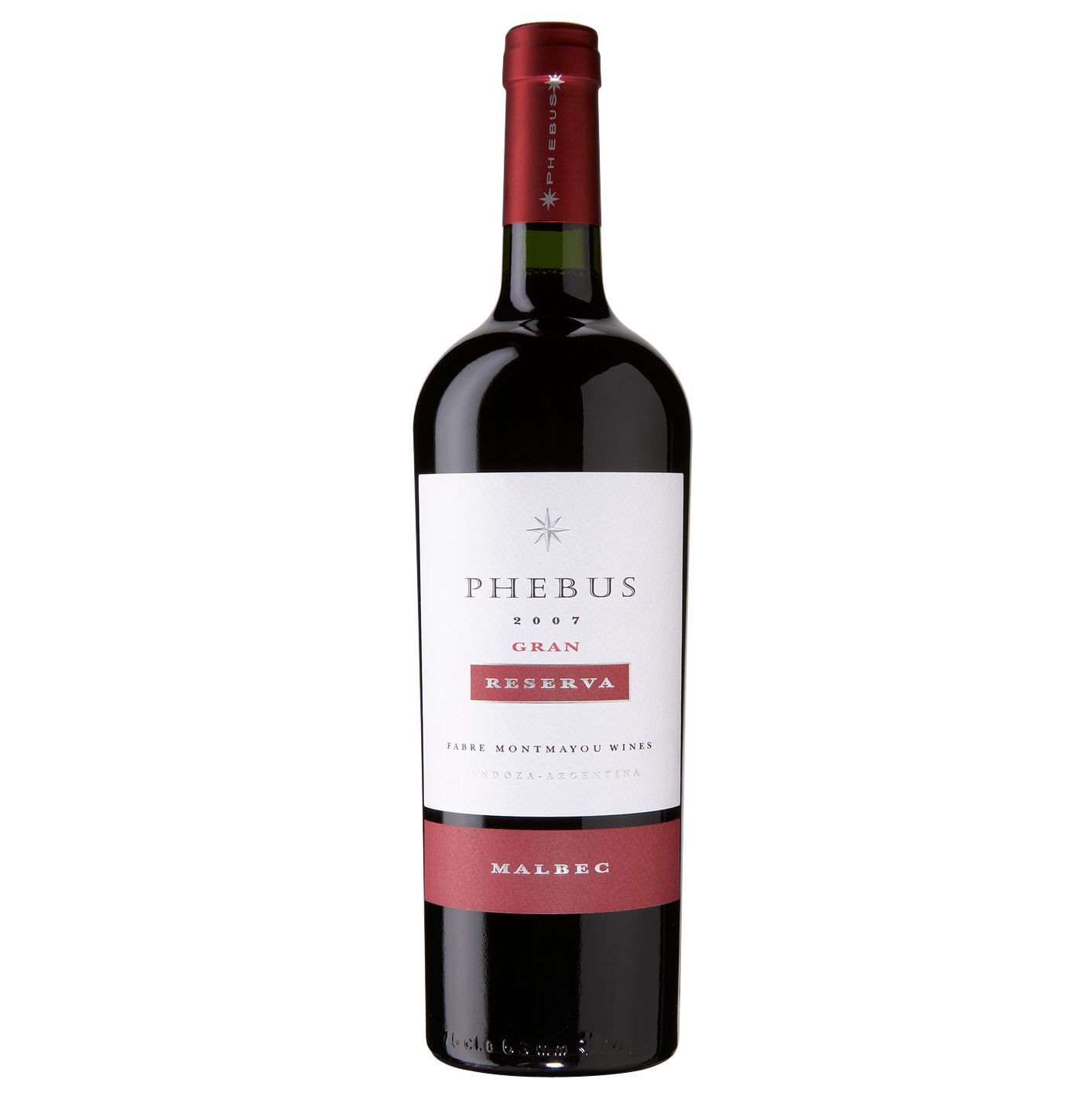 Domaine Vistalba Fabre Montmayou, Phebus Gran Reserva Malbec 2007/08 Mendoza, Argentina