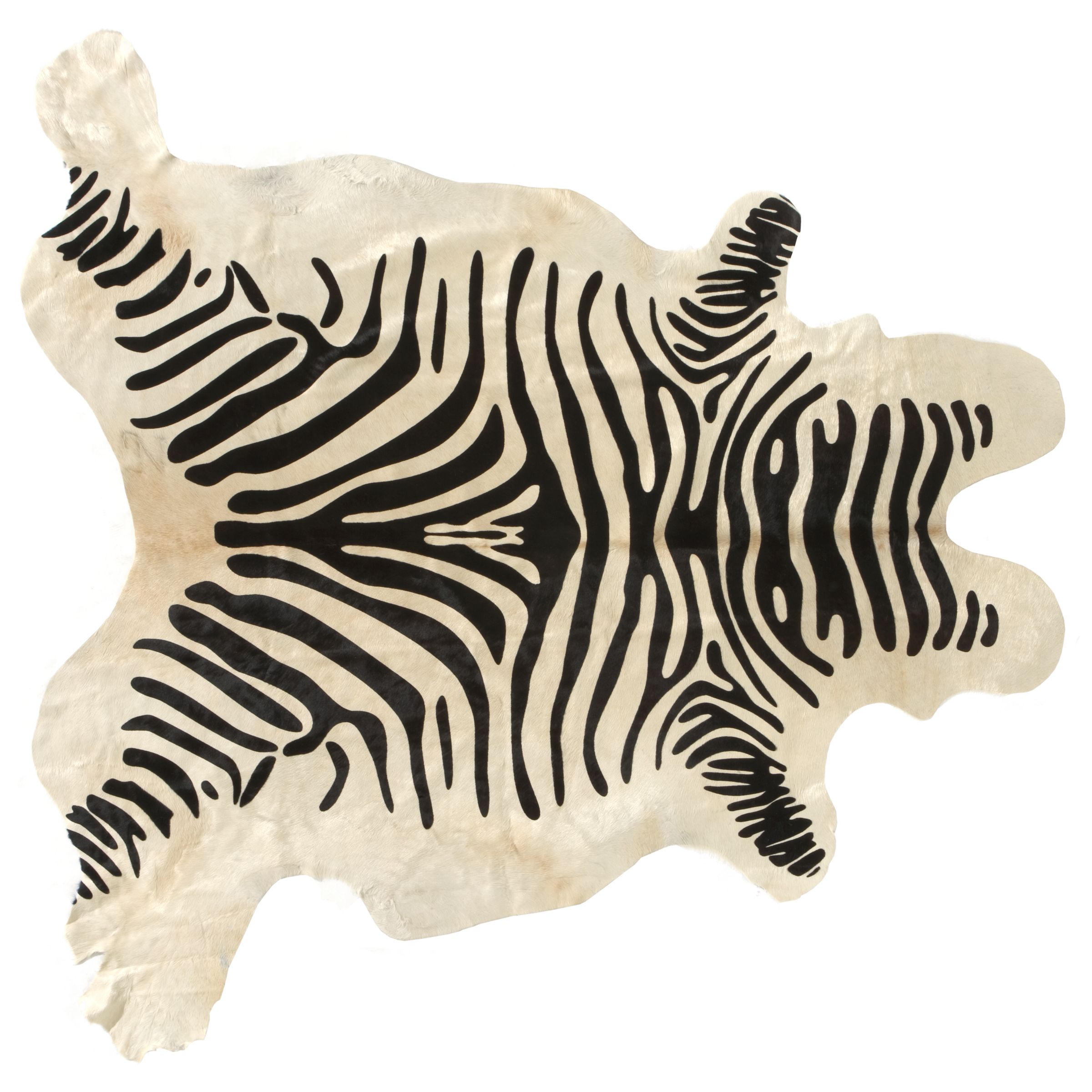 Cow Hide Rug Zebra Print