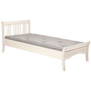 John Lewis Broadway Bedstead, White, Single