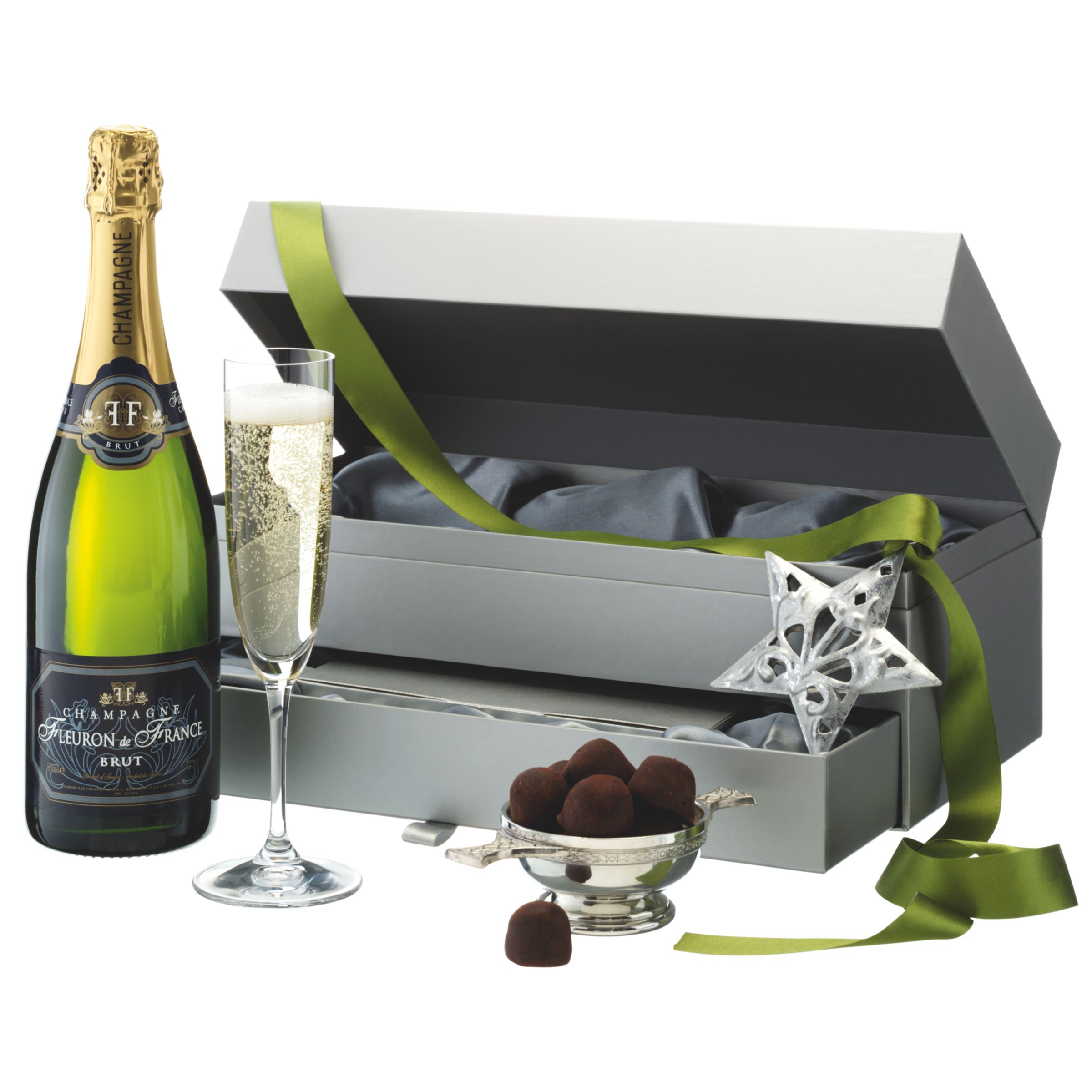 Champagne & Dark Truffles Gift