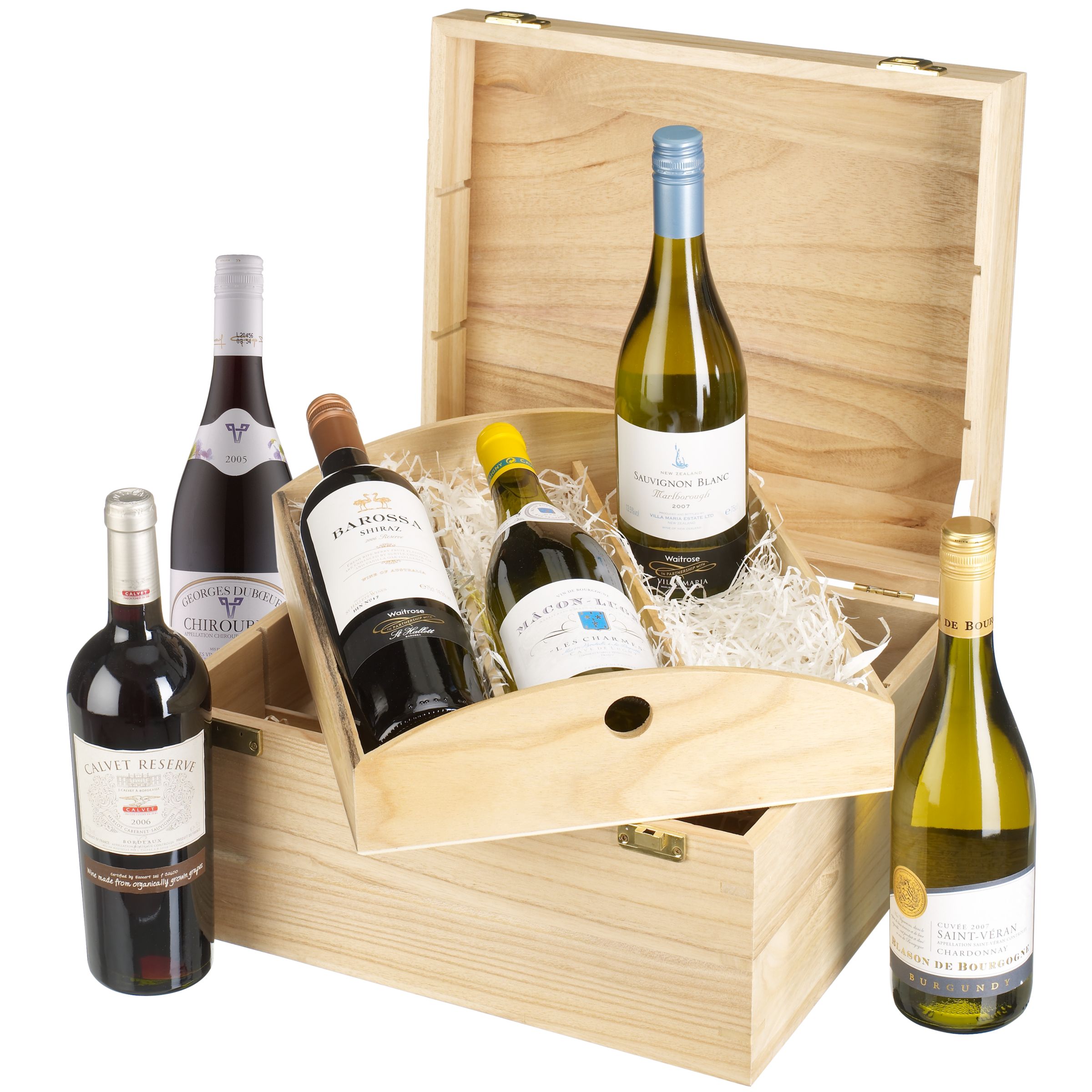 Winter Wines Wooden Box