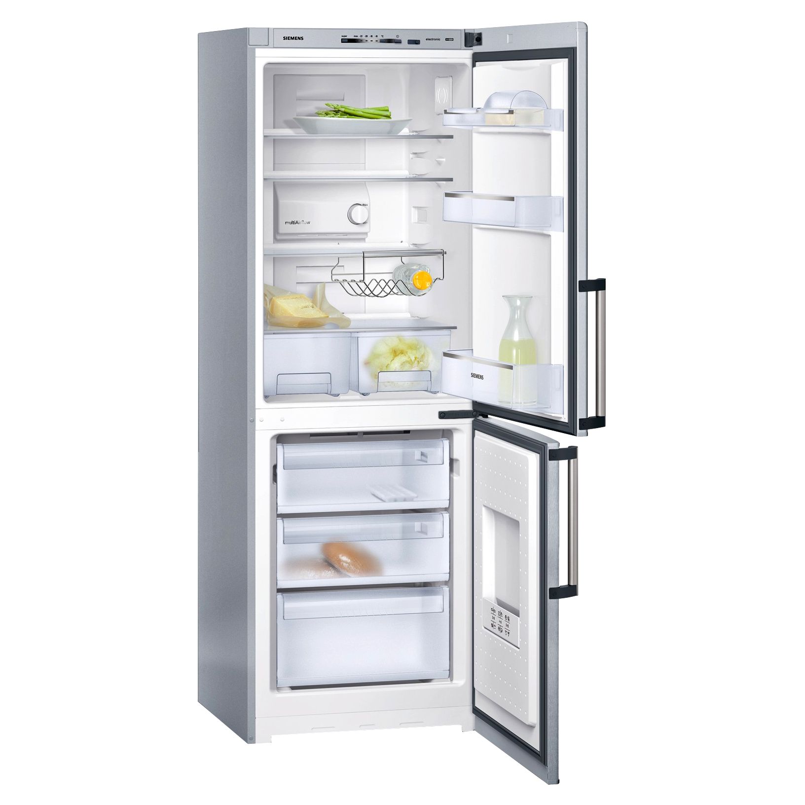 Siemens KG33NX43GB Fridge Freezer Steel Look