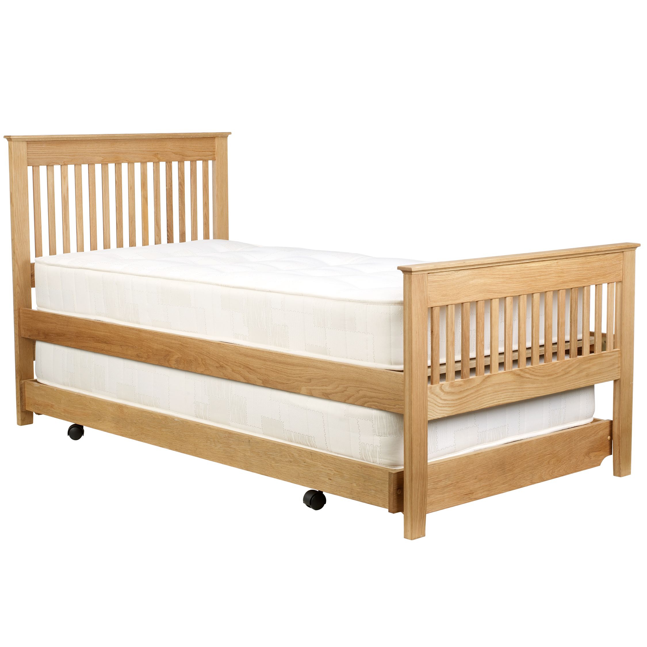 John Lewis Riley Guest Bed, Oak, 90cm