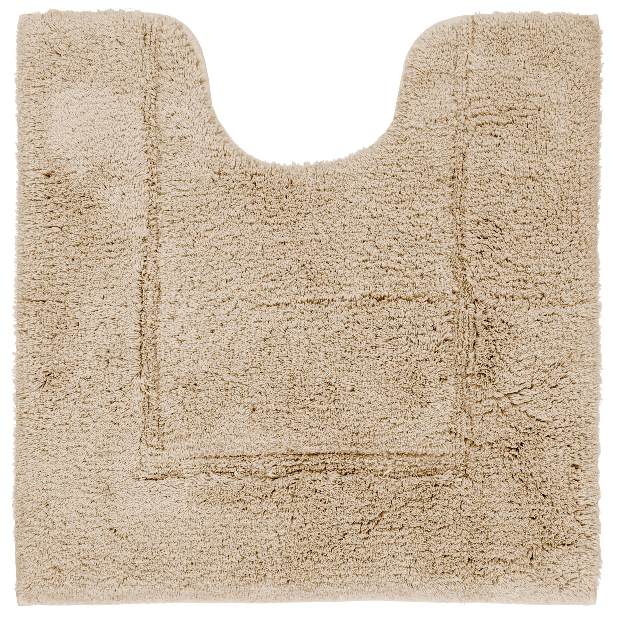 John Lewis Egyptian Deep Pile Pedestal Mat Stone