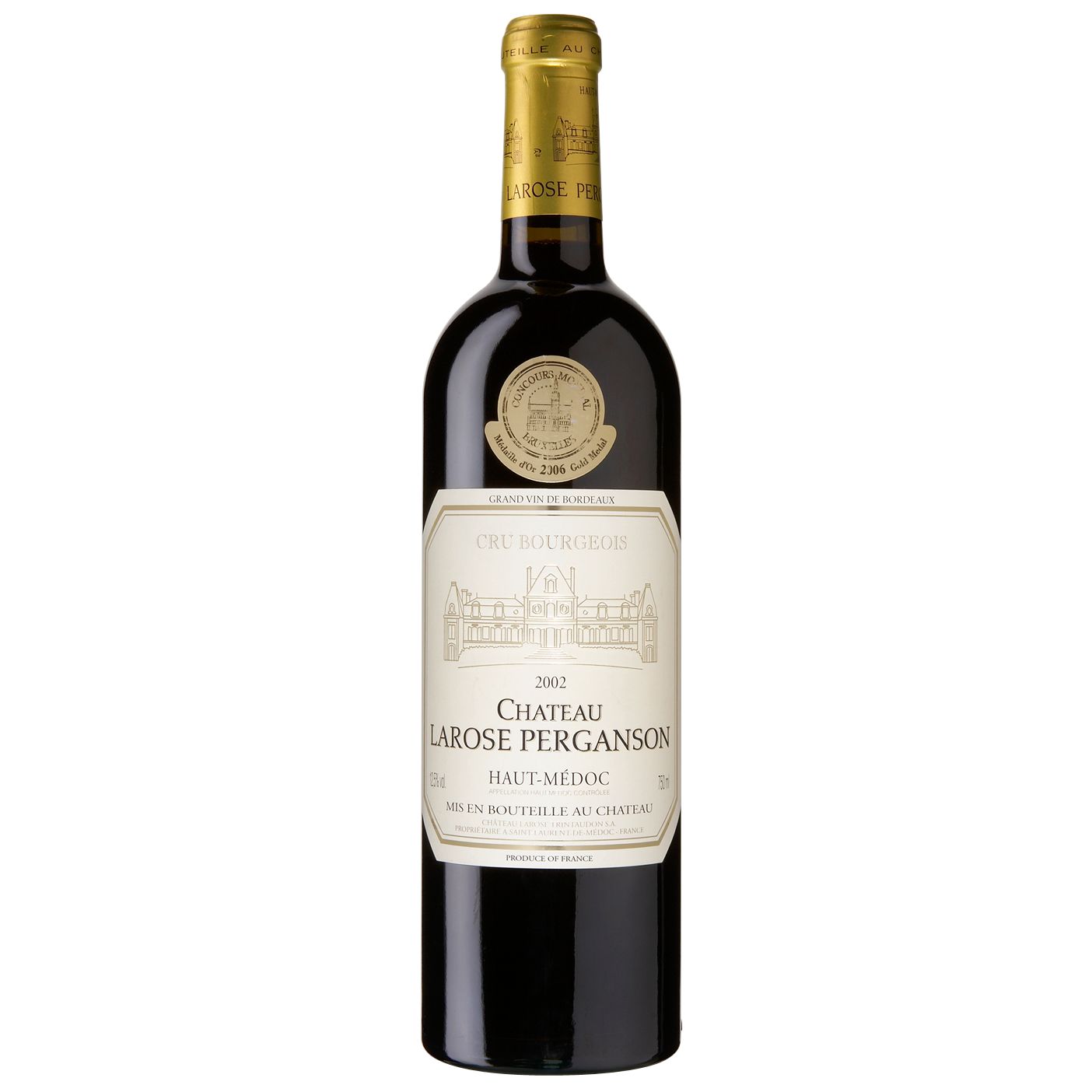 Château Larose Perganson 2002 Haut-Medoc, Bordeaux, France 