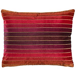 Sanderson Velluti Stripe Cushion, Multi / Red