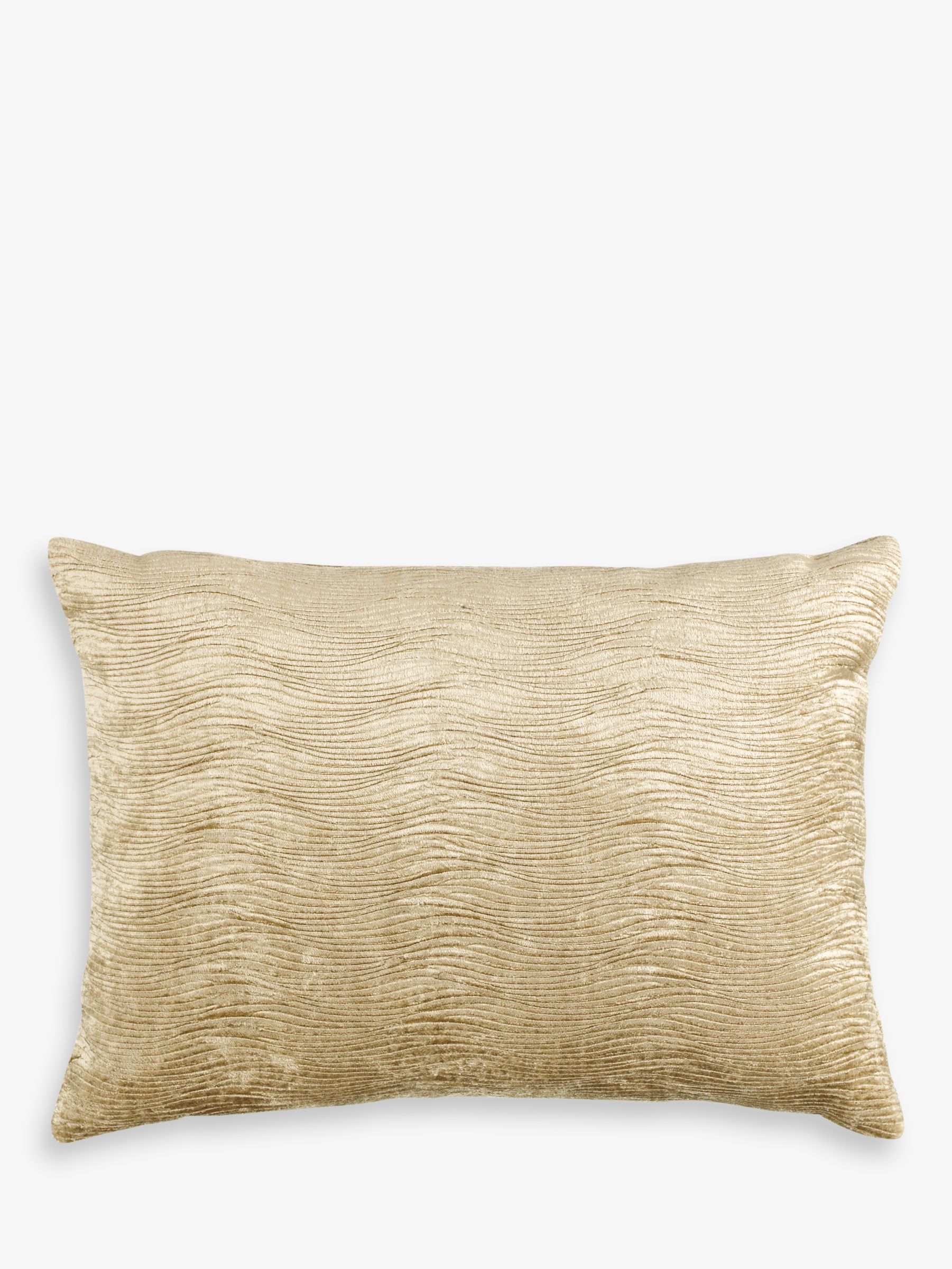Harlequin Arkona Velvet Cushion, Parchment