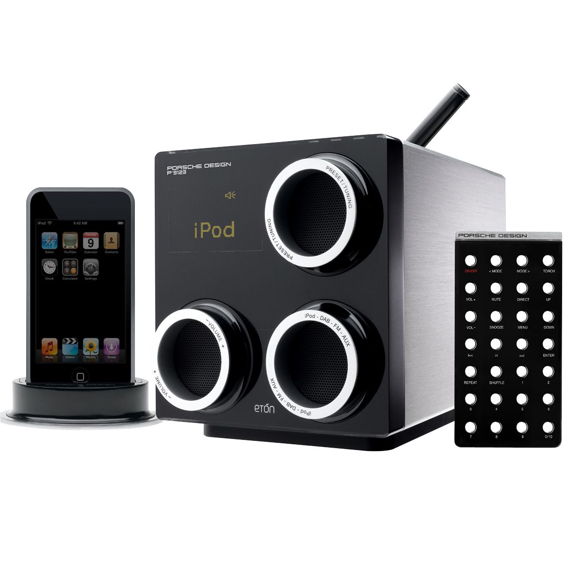 Et&oacuten Porsche P9123 DAB RadioiPod Dock