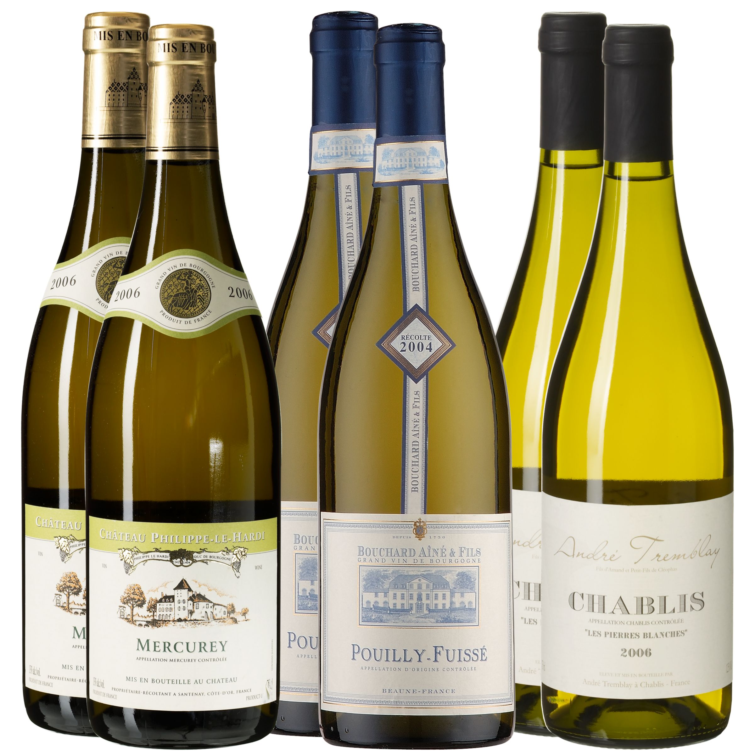 Fine White Burgundy, Case of Six 