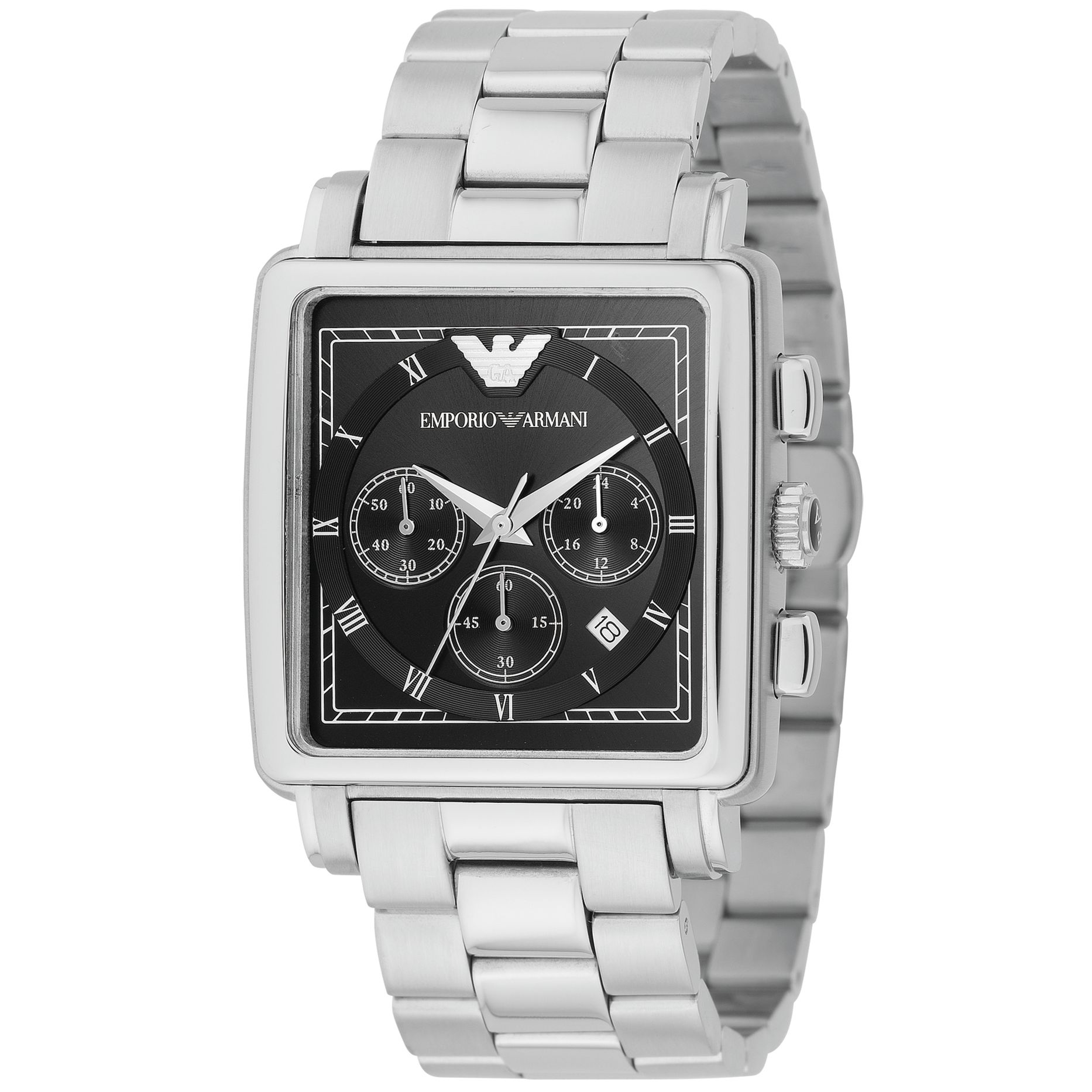 Emporio Armani AR5331 Men’s Watch, Silver Coloured
