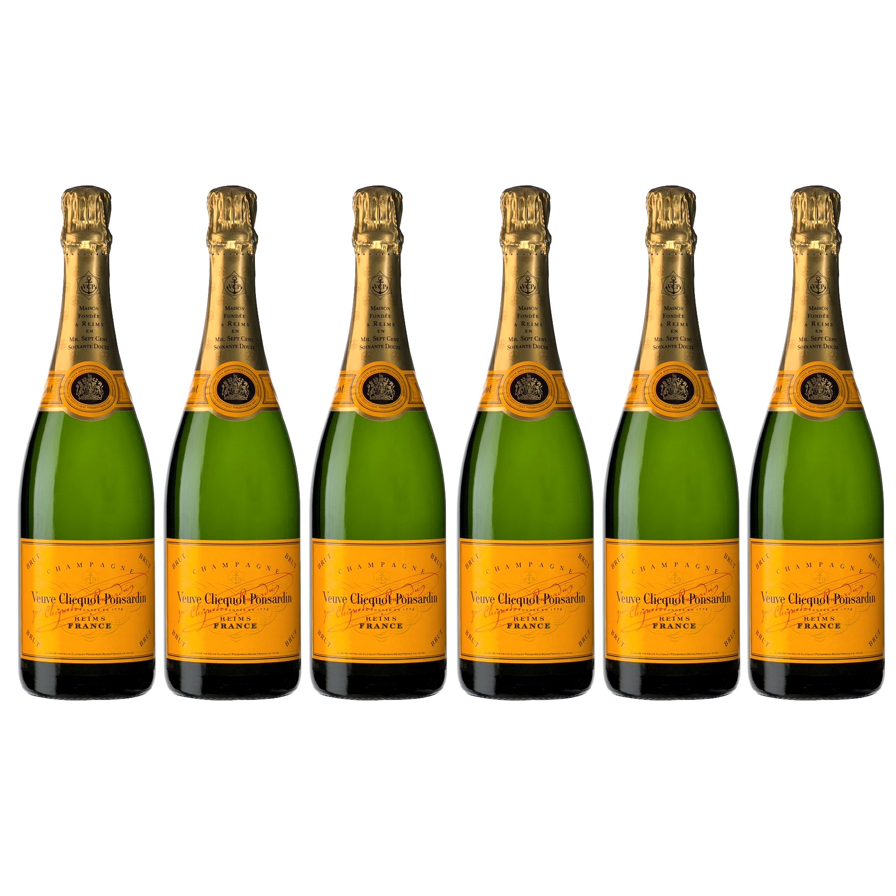 Veuve Clicquot Brut NV Champagne, Case of 6 at John Lewis