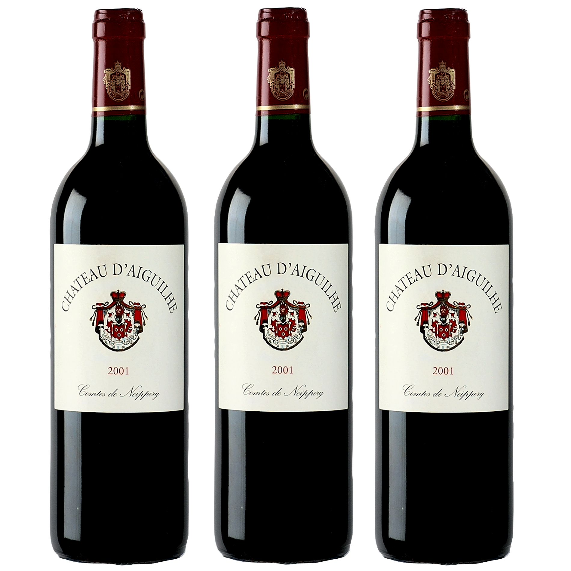 Click here for more information and to purchase - Ch&acirc;teau d'Aiguilhe 2003 C&ocirc;tes de Castillon, Pack of 3
