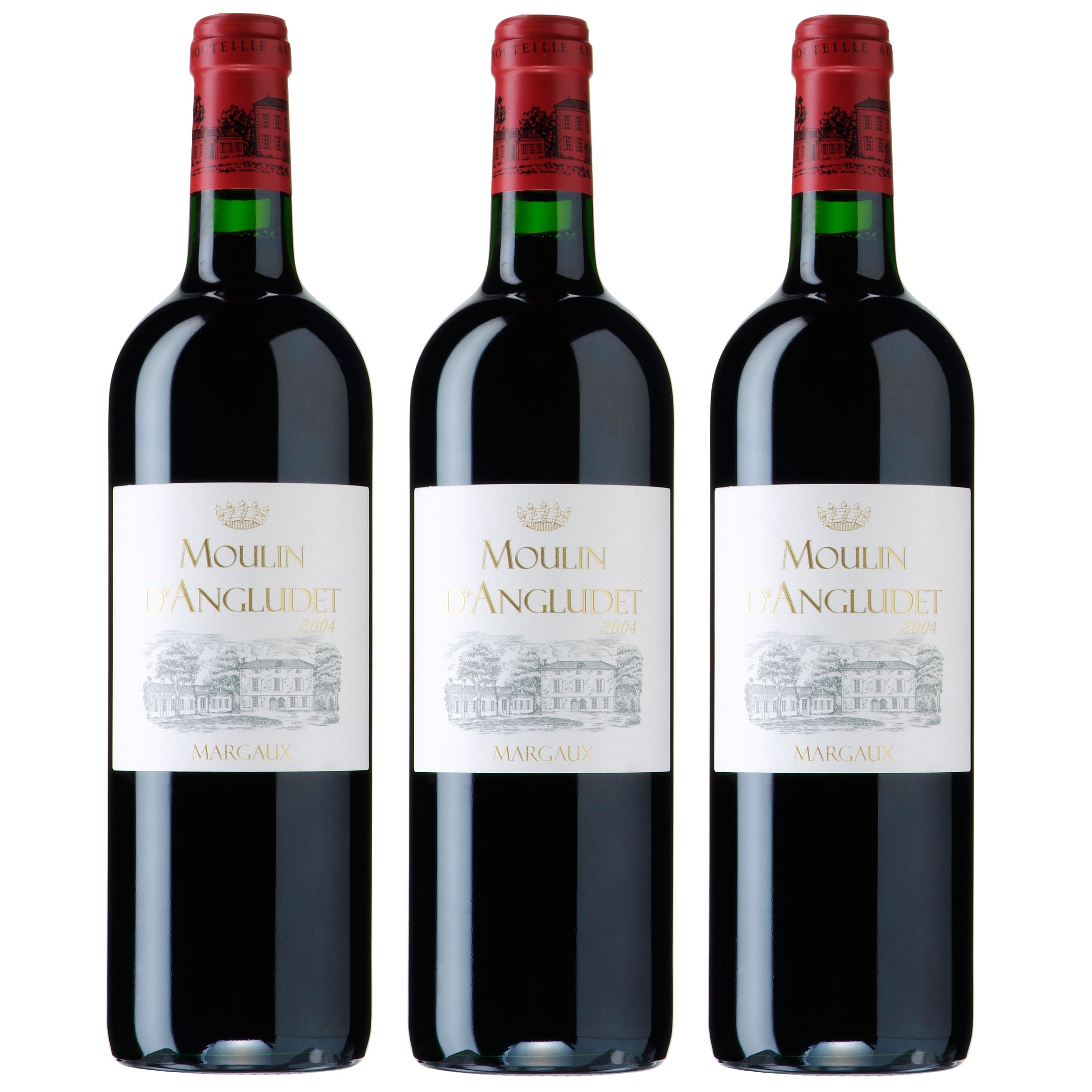 Moulin d'Angludet 2005 Margaux, Pack of Three