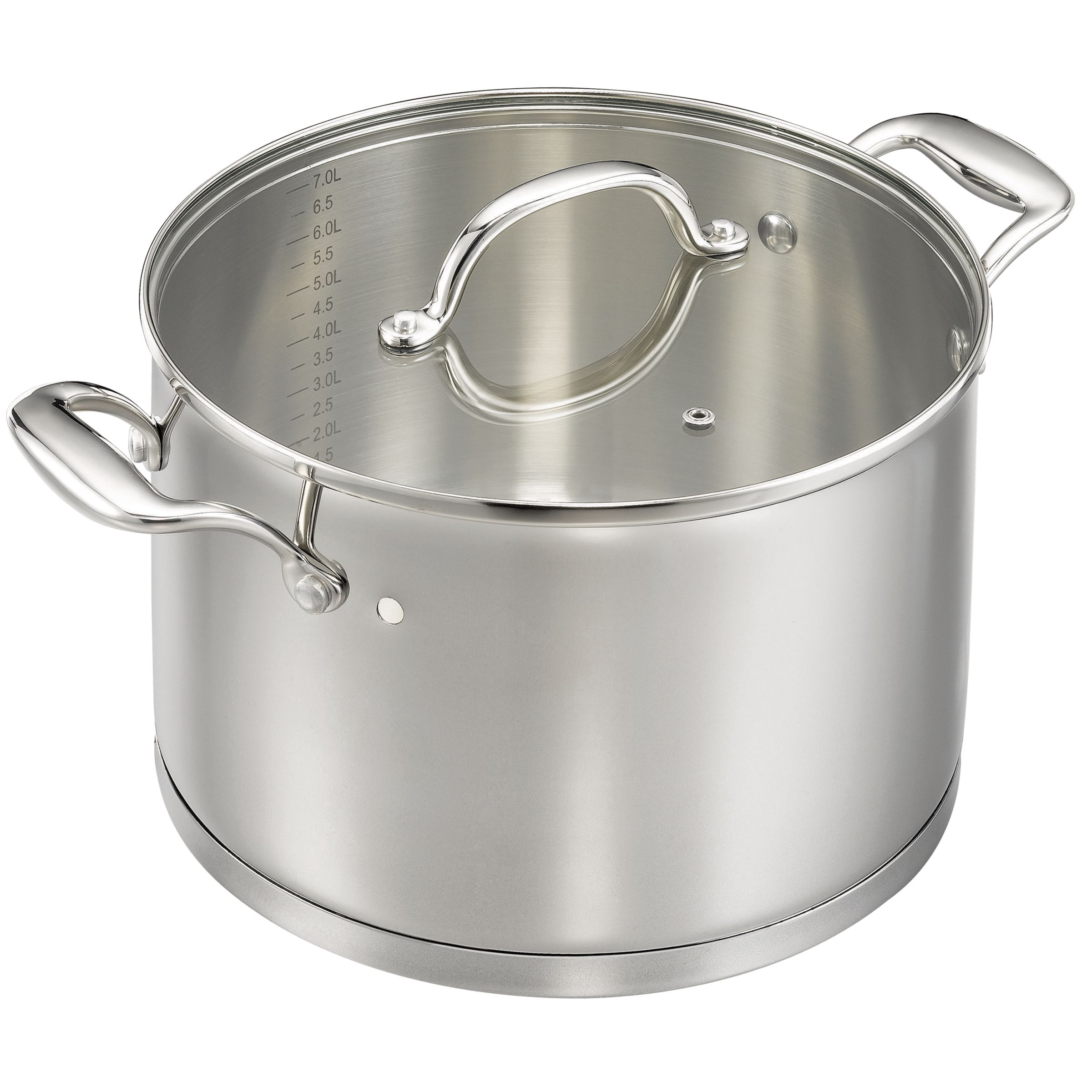 John Lewis City Saucepan Collection Stockpot, 26cm
