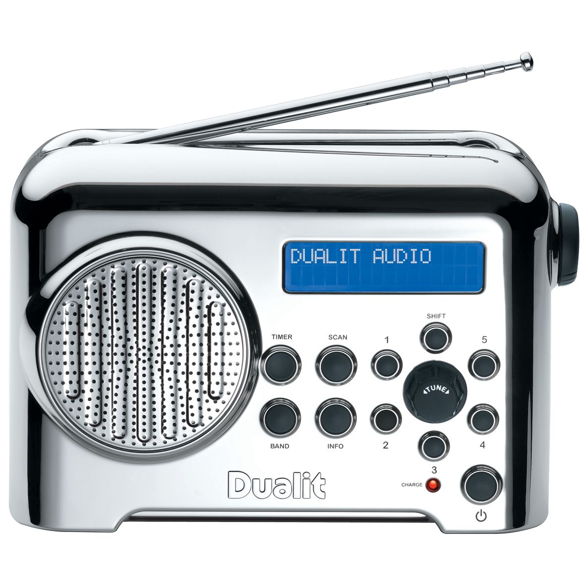 Dualit DAB Lite&reg; Digital Radio, Chrome