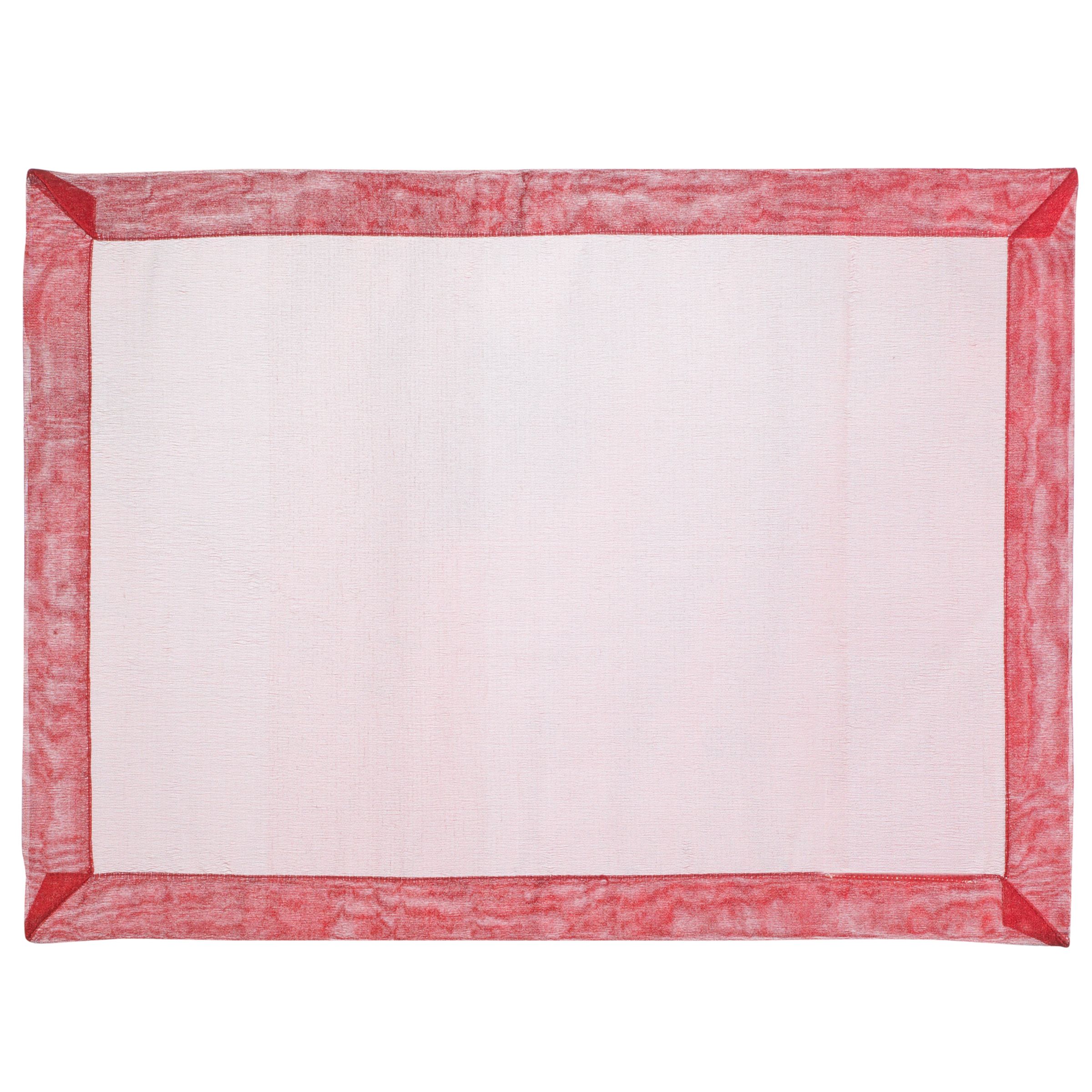 John Lewis Shimmer Placemat Red