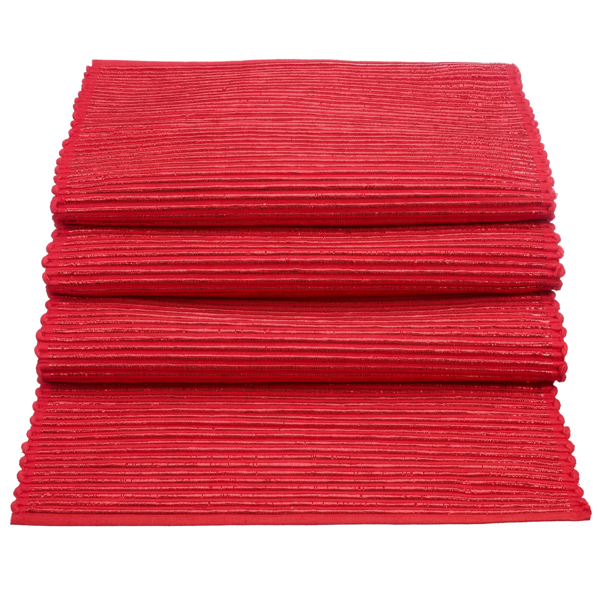 John Lewis Chunky Rib Runner Red