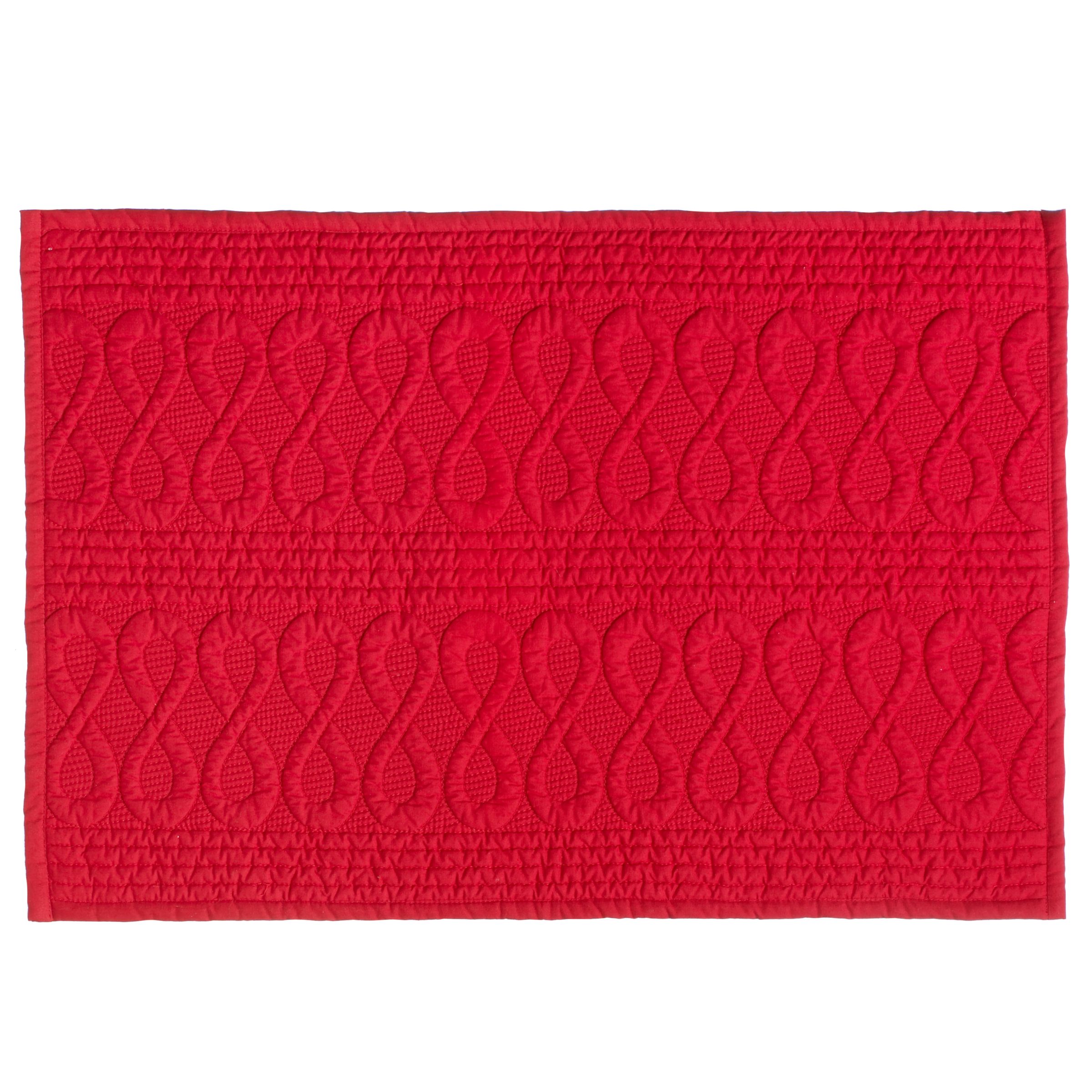 John Lewis Kendal Placemat Red