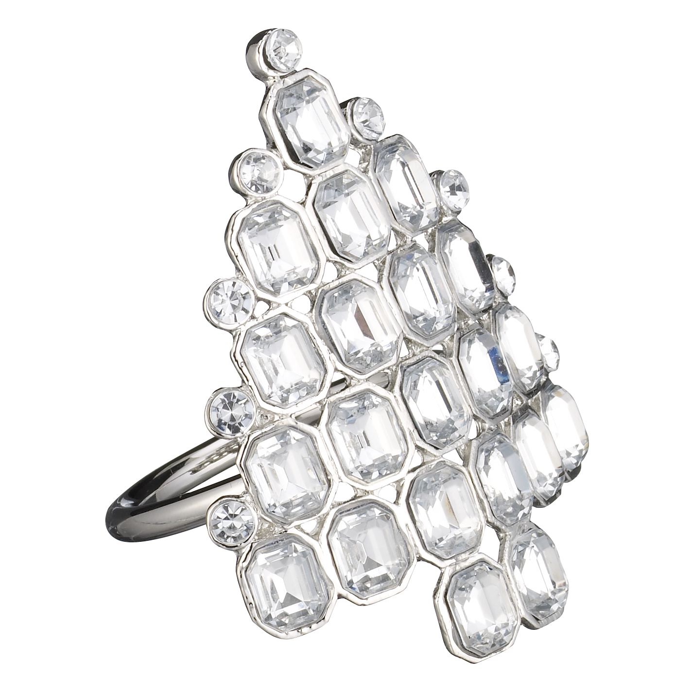Jewel Tree Napkin Ring Clear