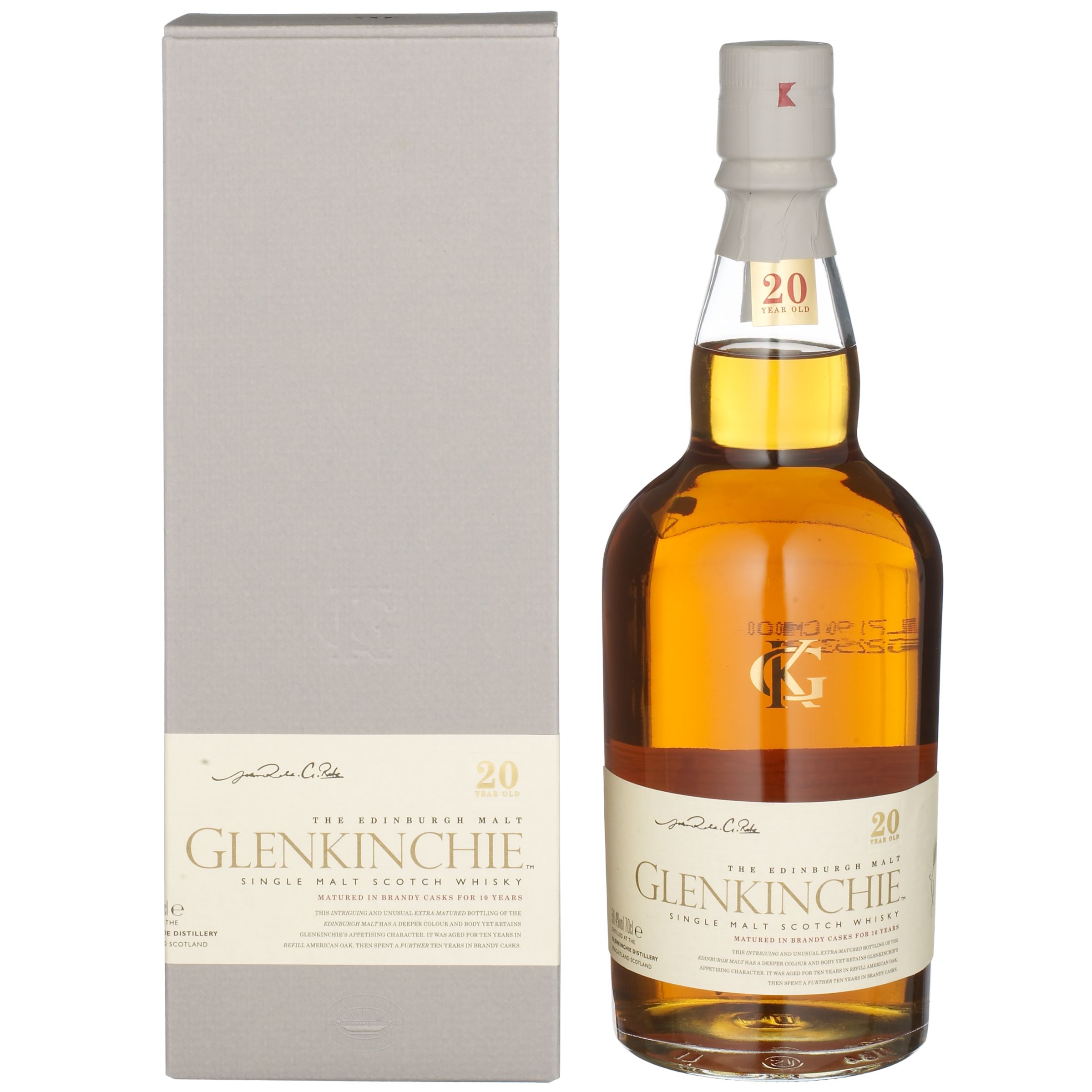 Unbranded Glenkinchie 20-Year-Old Malt Whisky Single