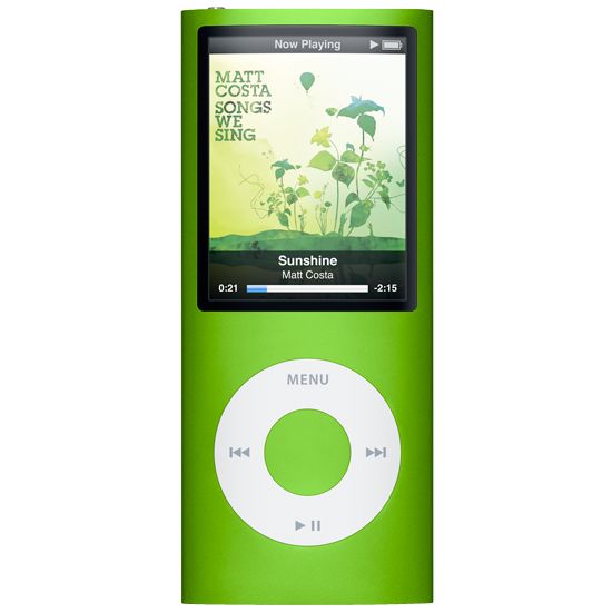 Apple iPod nano, 16GB, Green