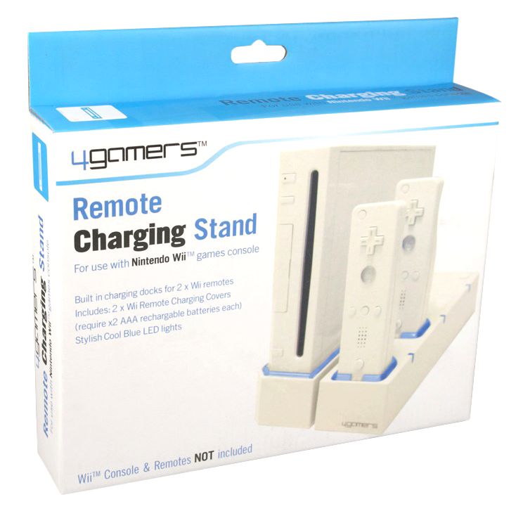 4Gamers Dual Charging Stand for Nintendo Wii