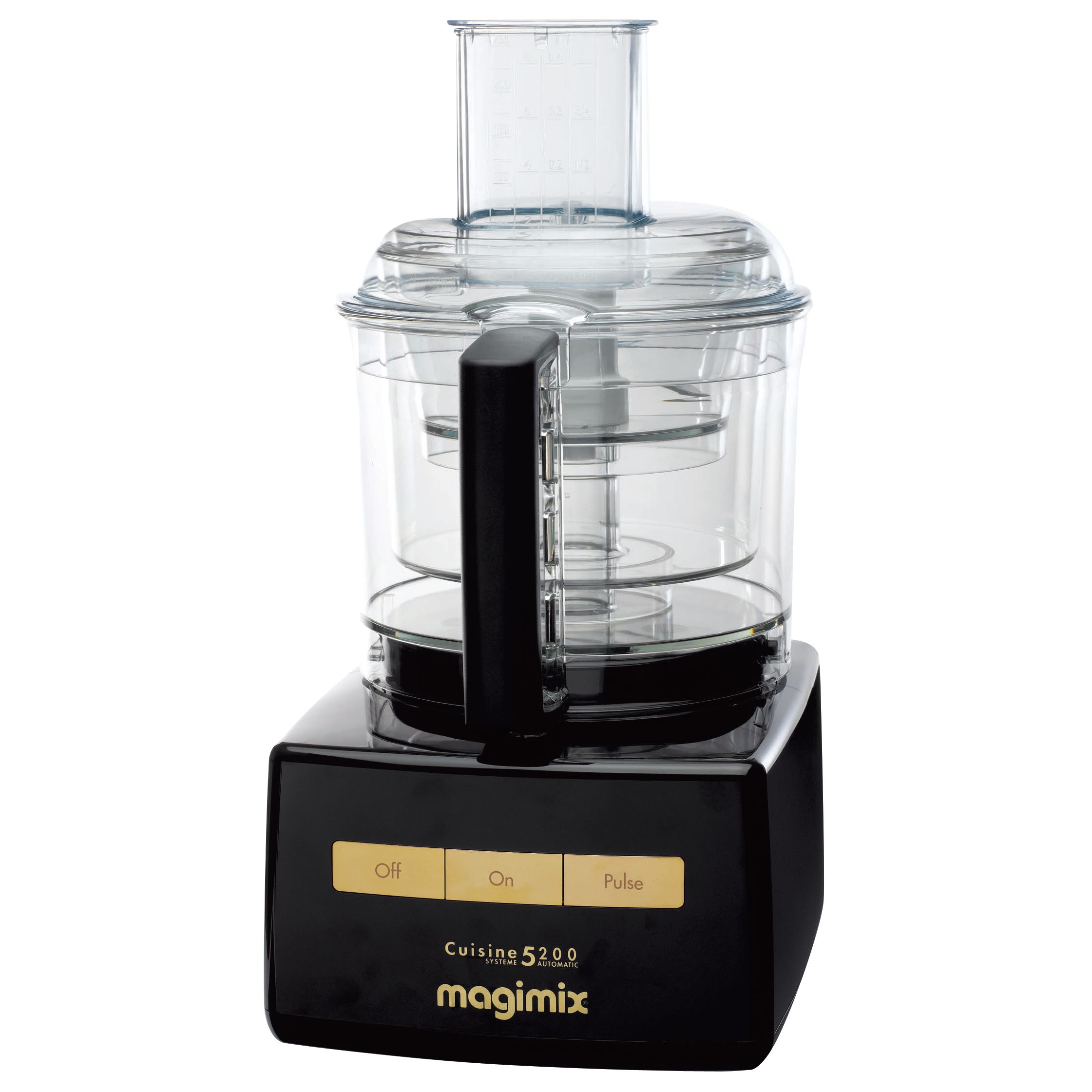 Magimix Food Processor, 5200, Black and Gold Limited Edition