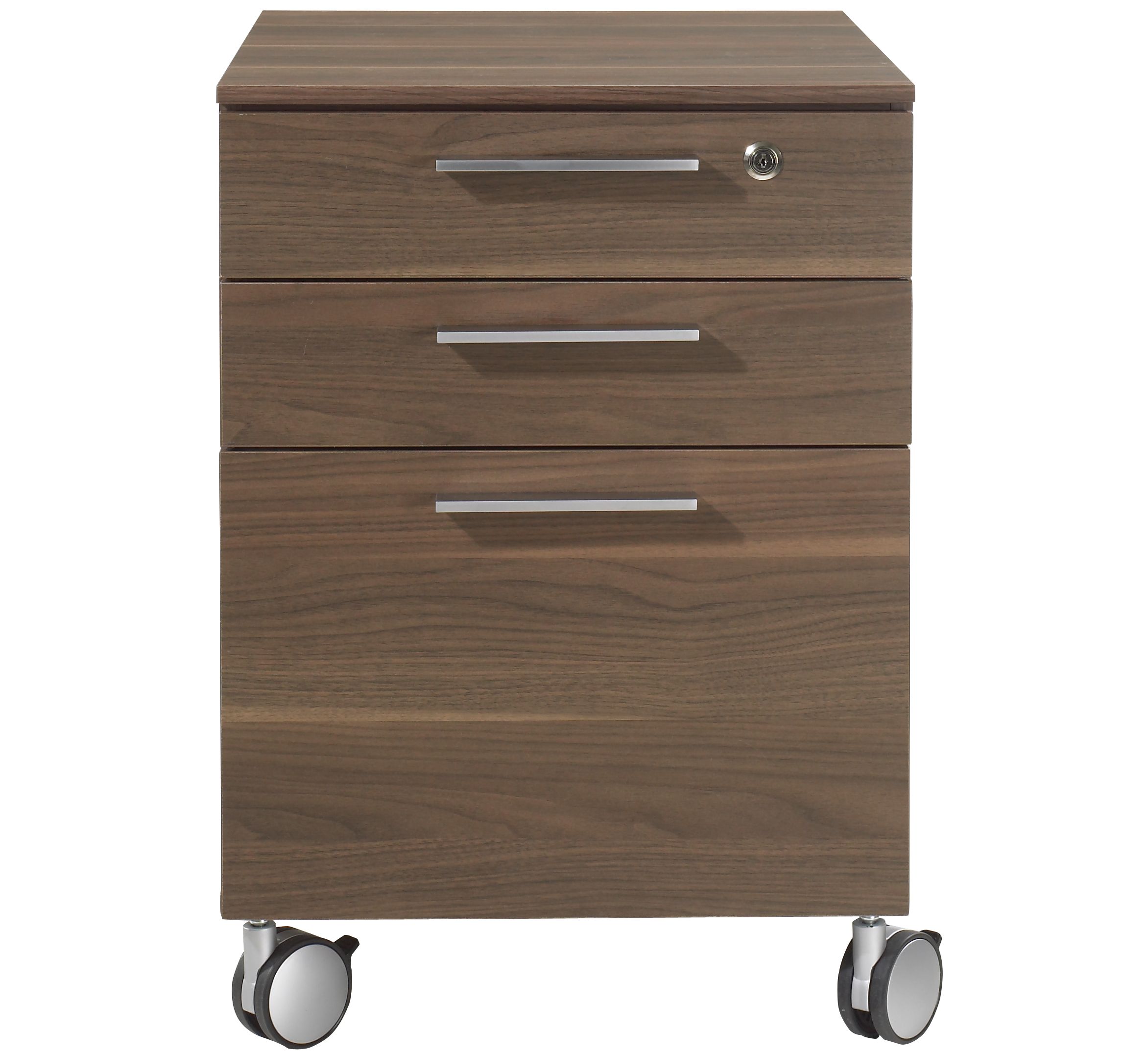 John Lewis Holborn Filing Cabinet, Walnut at John Lewis