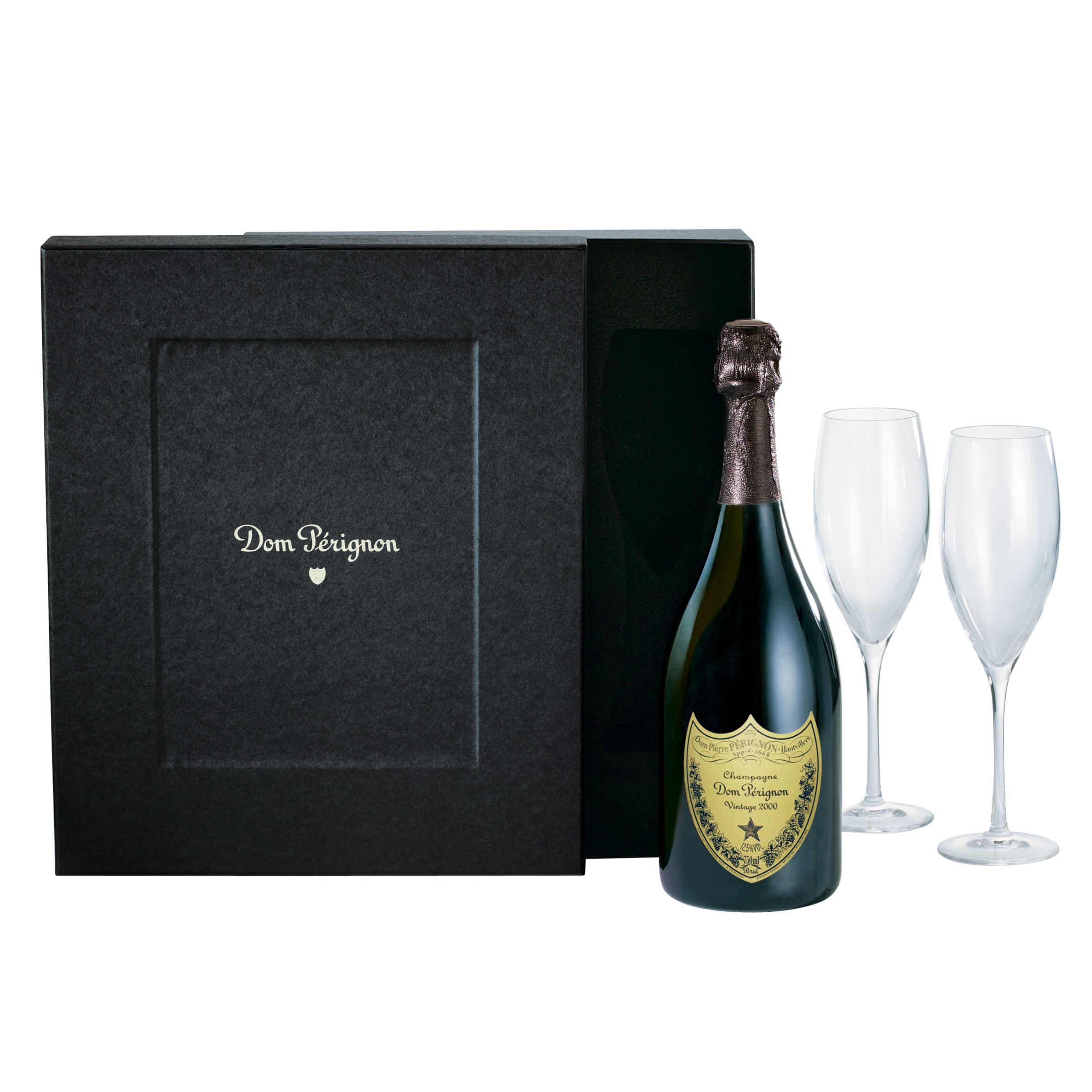 Dom Pérignon Champagne & Flutes Gift