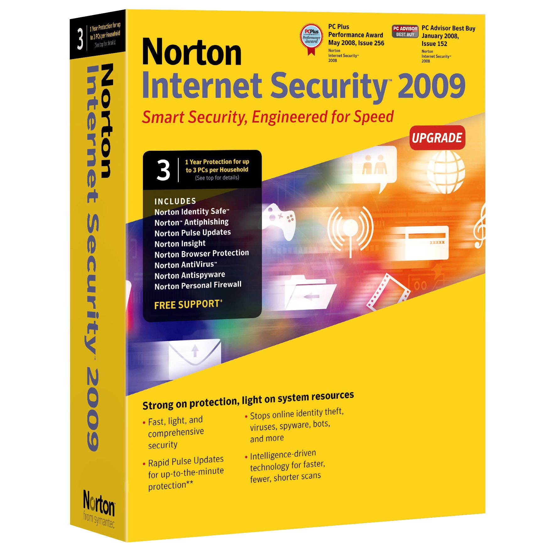 Norton Internet Security 2009 for PC Upgrade Version 3 User Pack