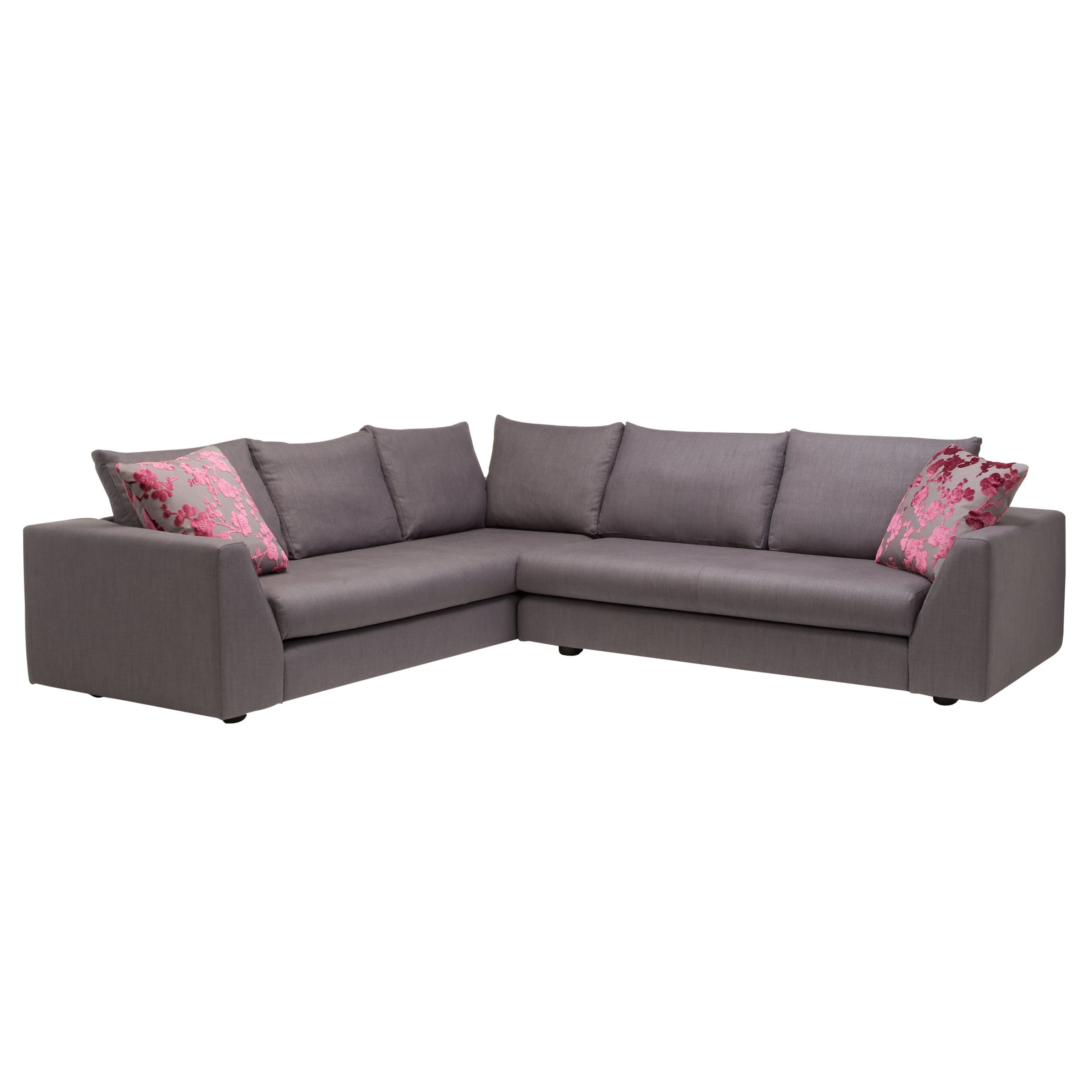John Lewis Nikki Corner Unit, Right Hand Facing, Linnum Coal