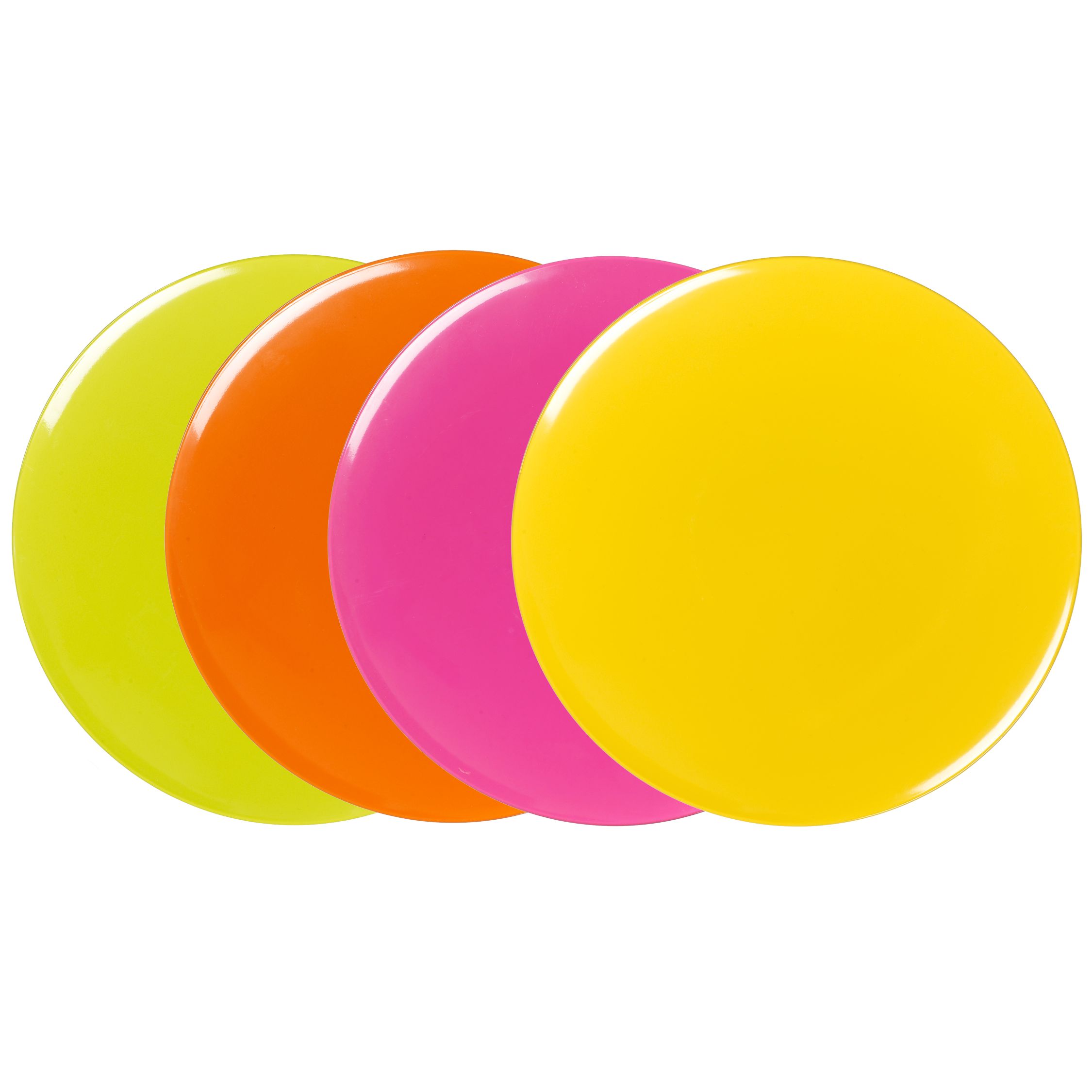 John Lewis Bright Picnicware Plates, Set of 4