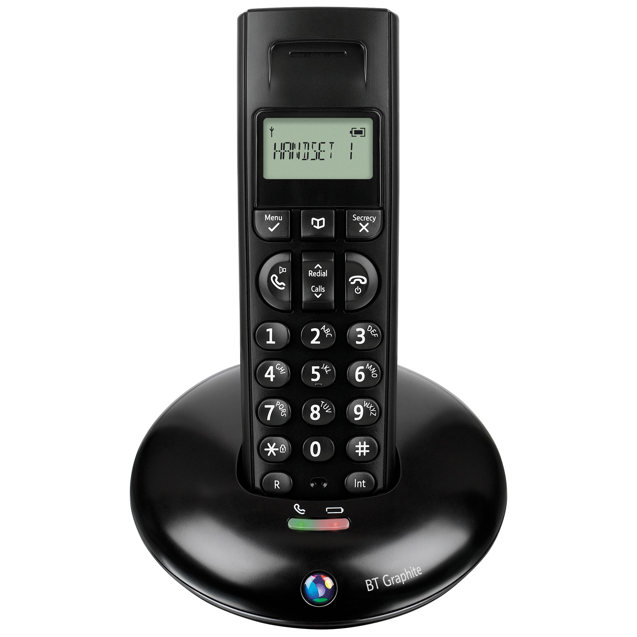 BT Graphite 1100 Digital Telephone Single DECT