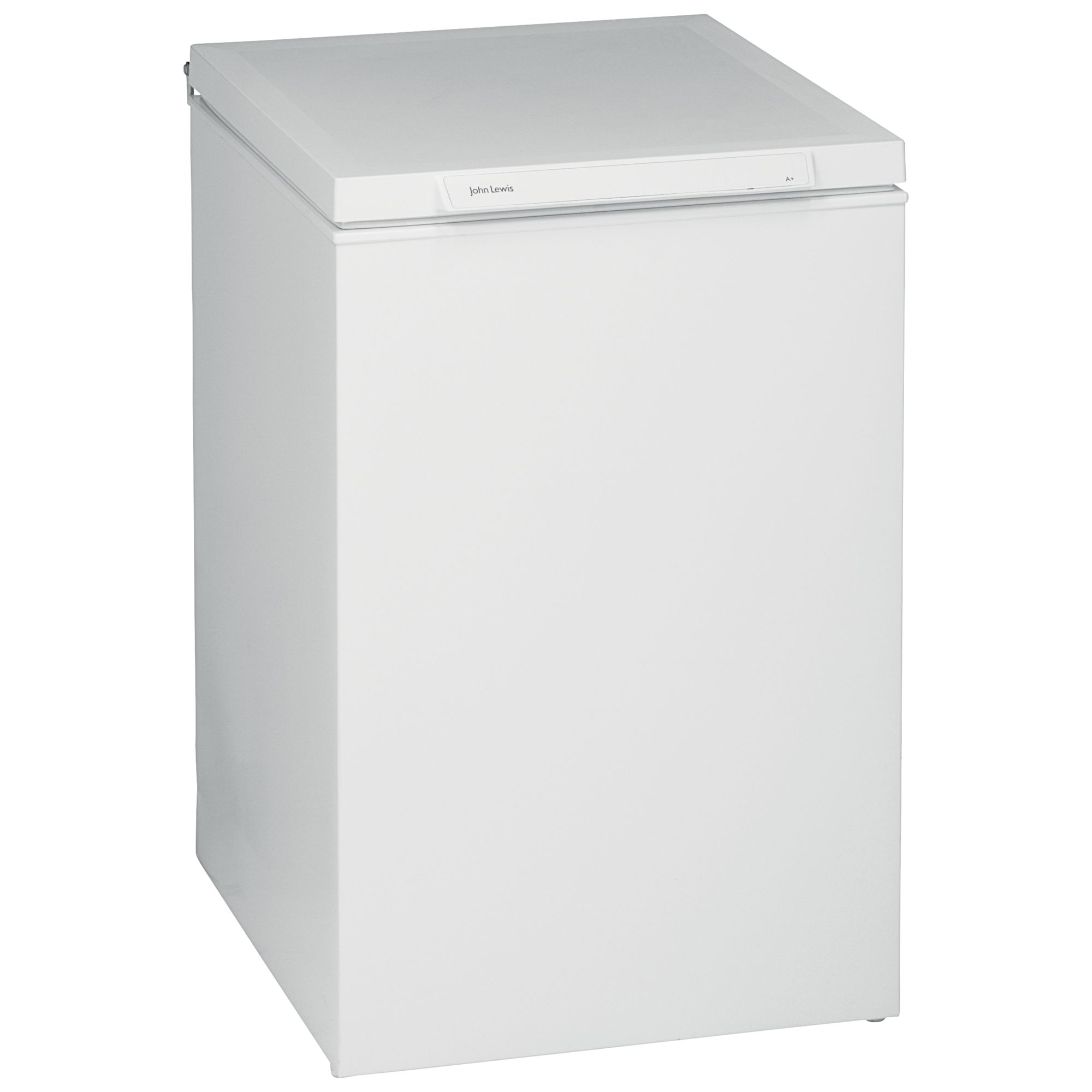 John Lewis JLCH100 Chest Freezer, White at JohnLewis