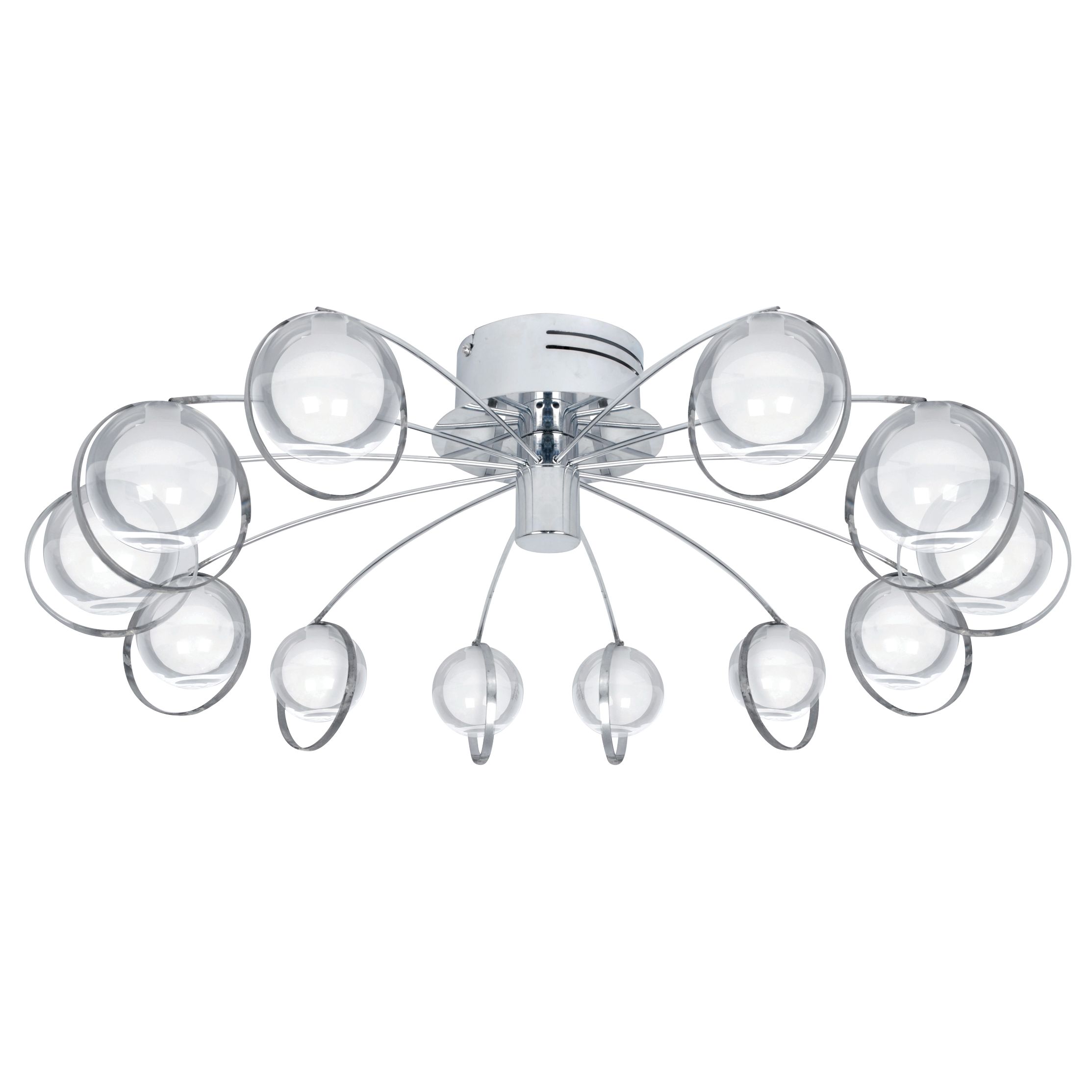 John Lewis Reola Ceiling Light, 12 Arm