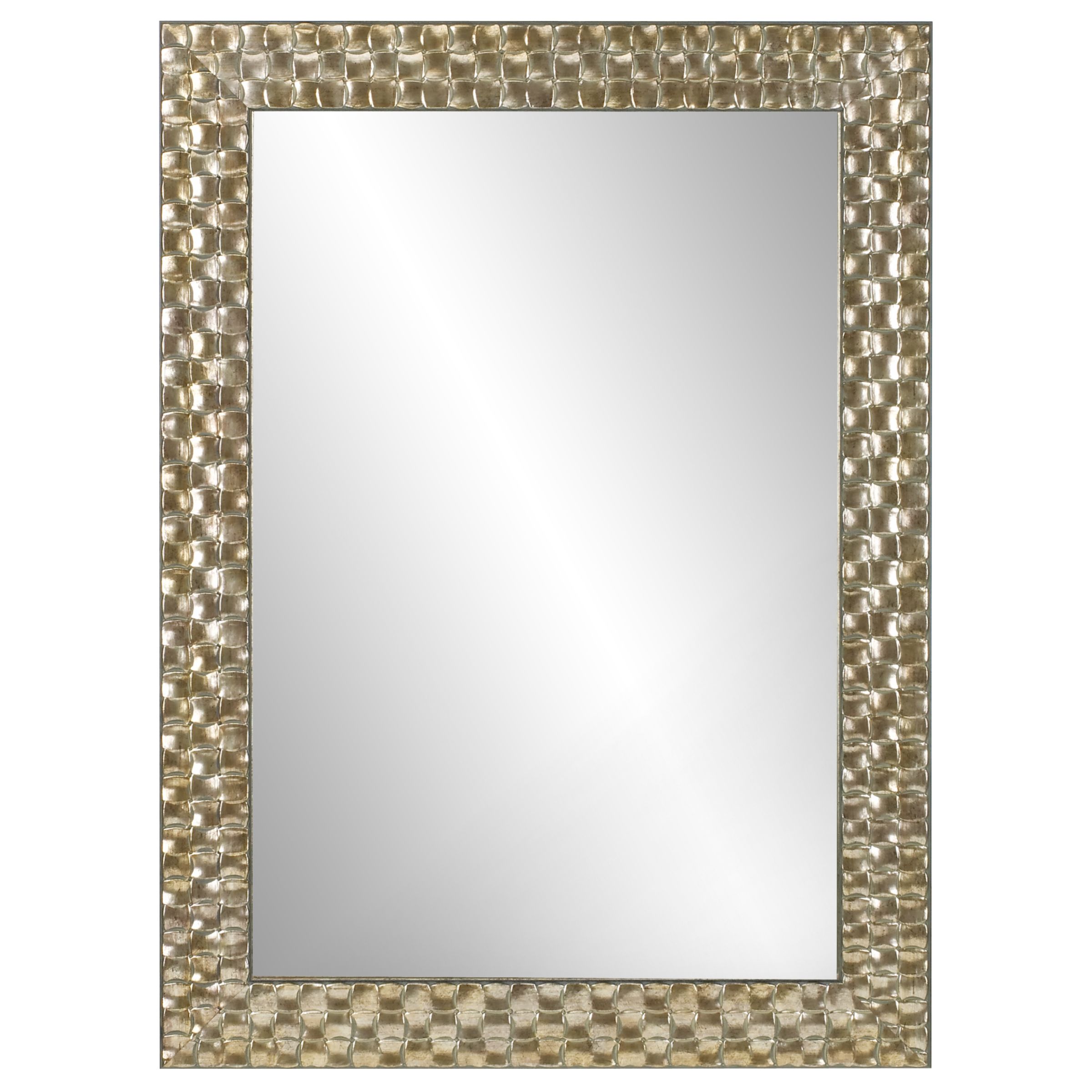 Mosaic Mirror, Silver, 90x65cm
