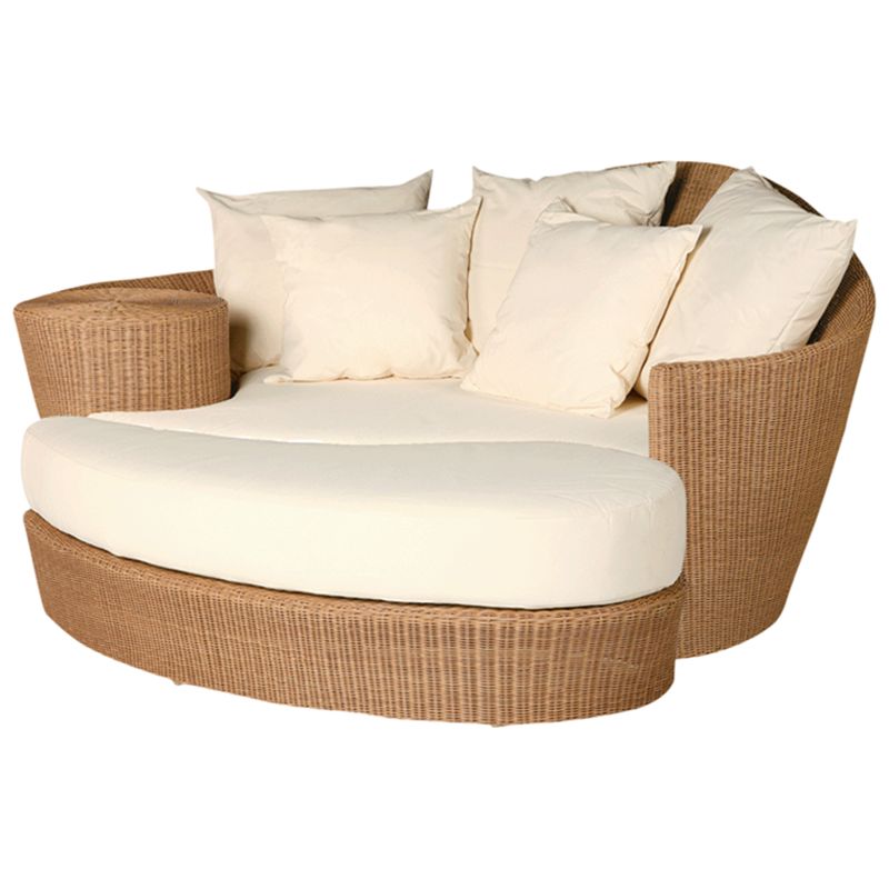 Barlow Tyrie Dune Day Bed and Ottoman, Straw at JohnLewis