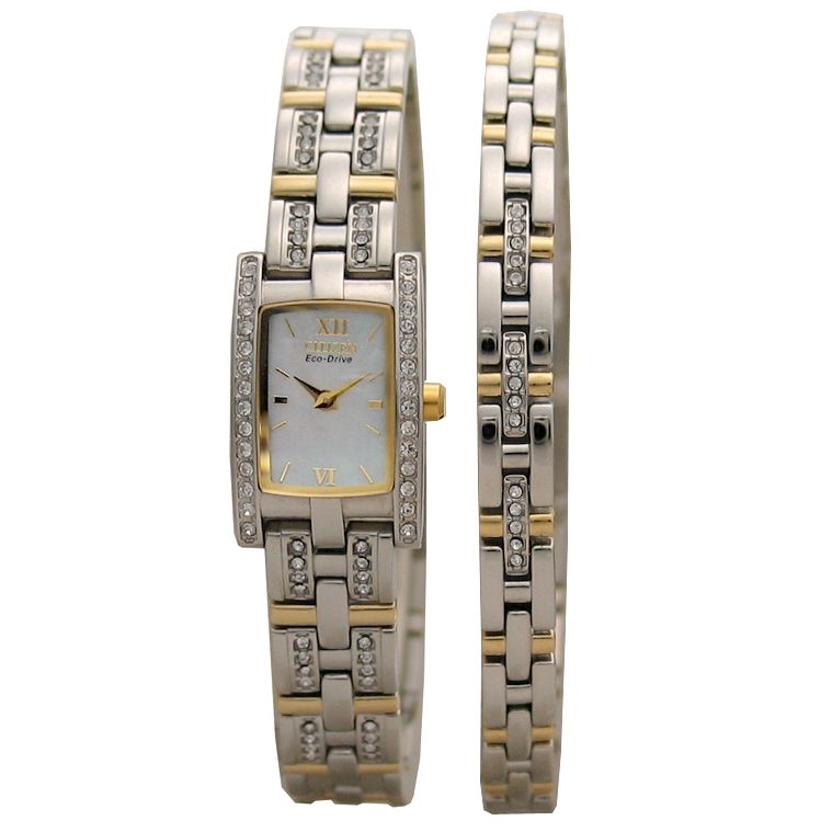 Citizen EG2354-65D Eco-Drive Women's Watch and Bracelet Set at JohnLewis