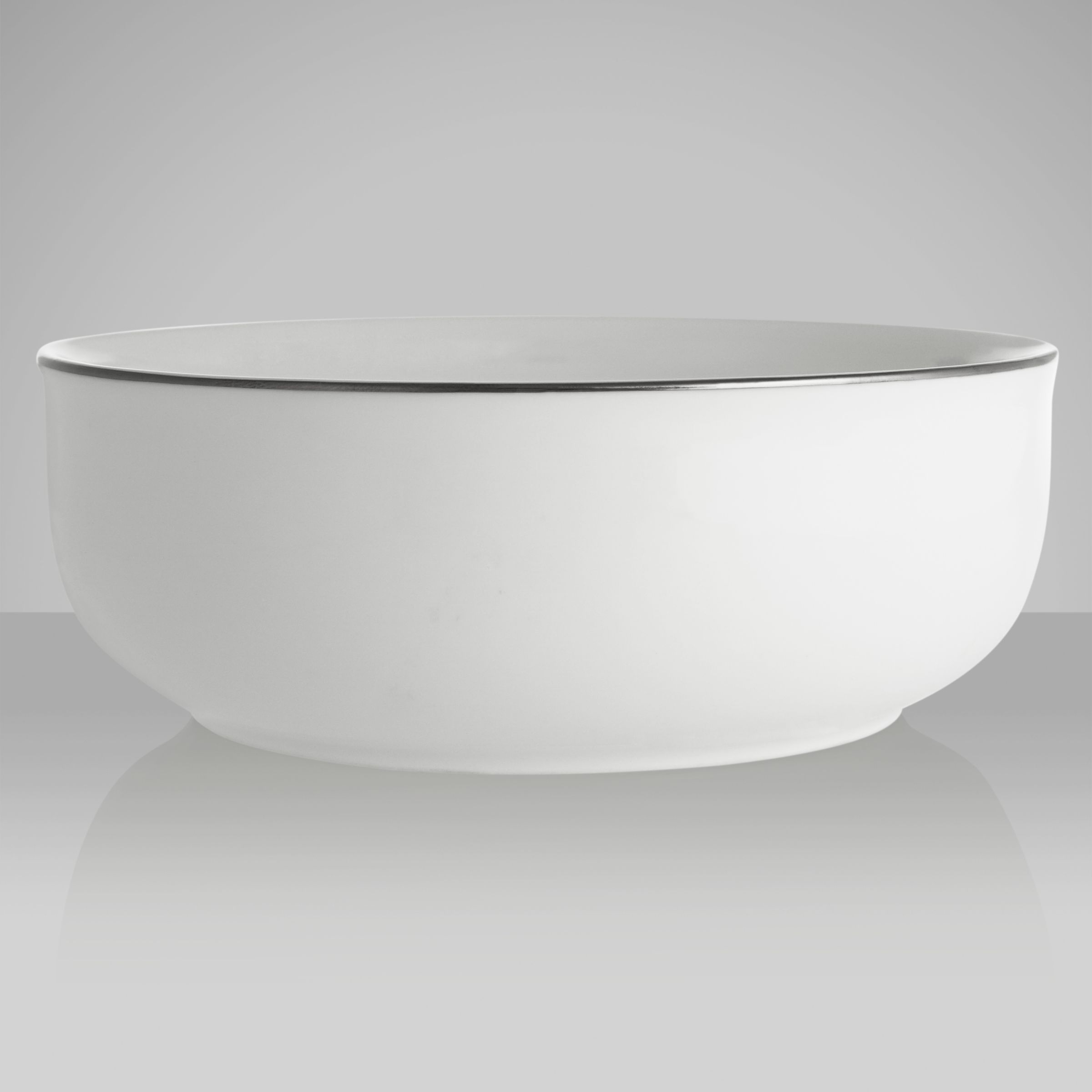 John Lewis Platinum Bone China Cereal Bowl