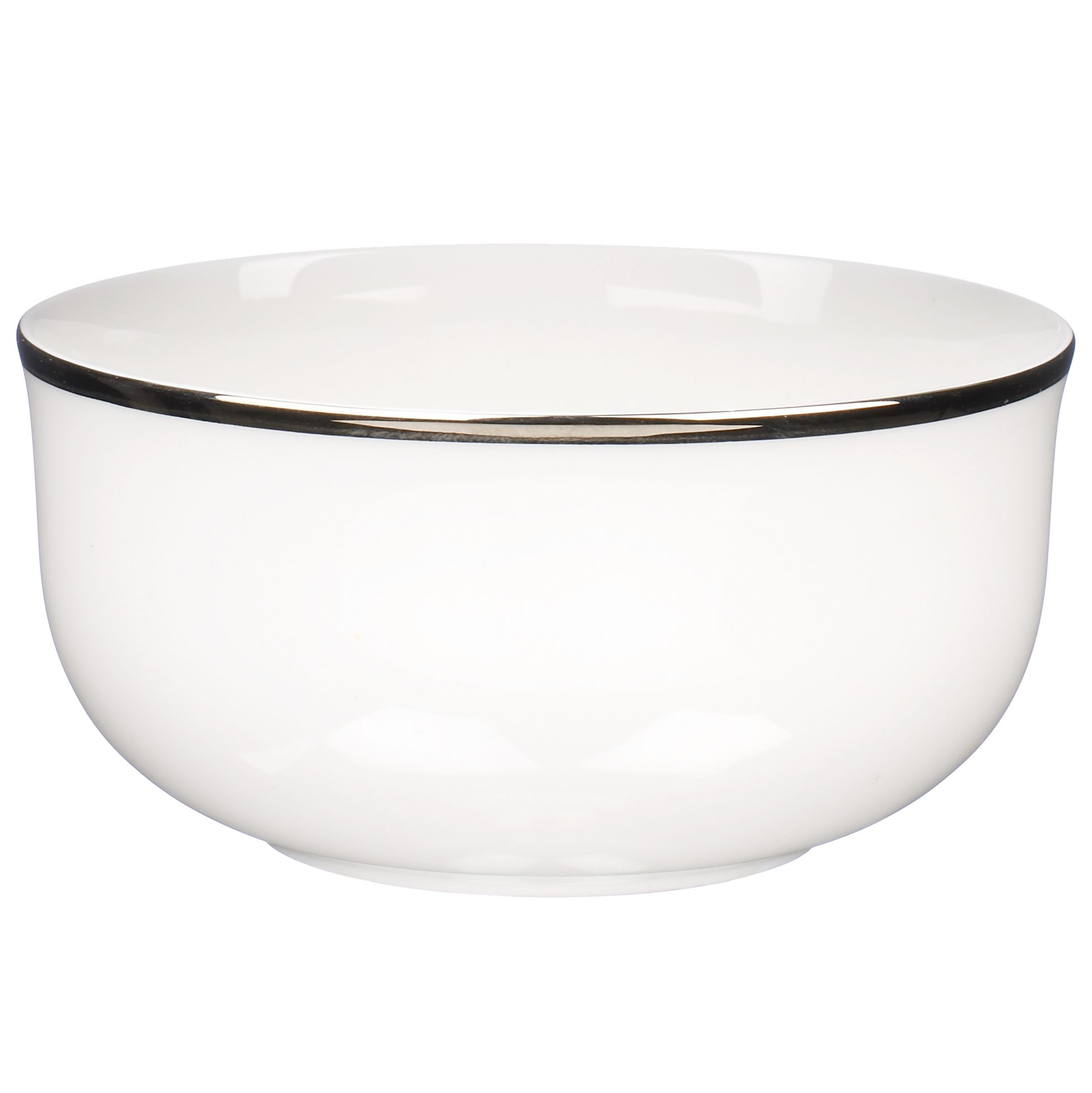 John Lewis Platinum Bone China Bowl, 11cm