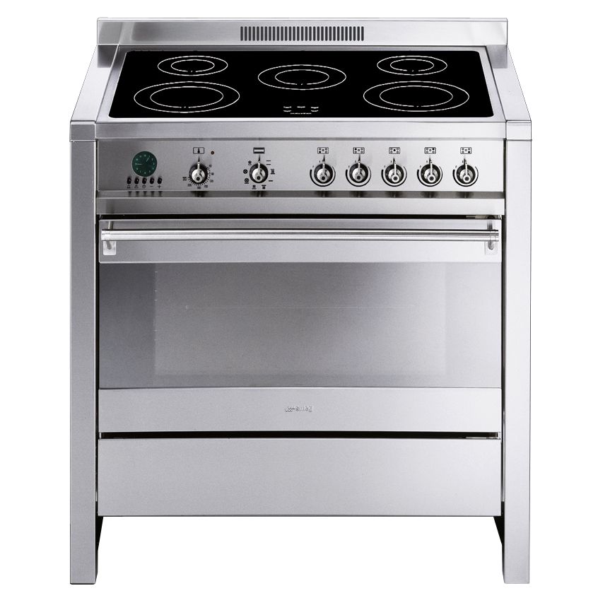 Smeg CS19ID-6 Electric Cooker, Stainless Steel at John Lewis