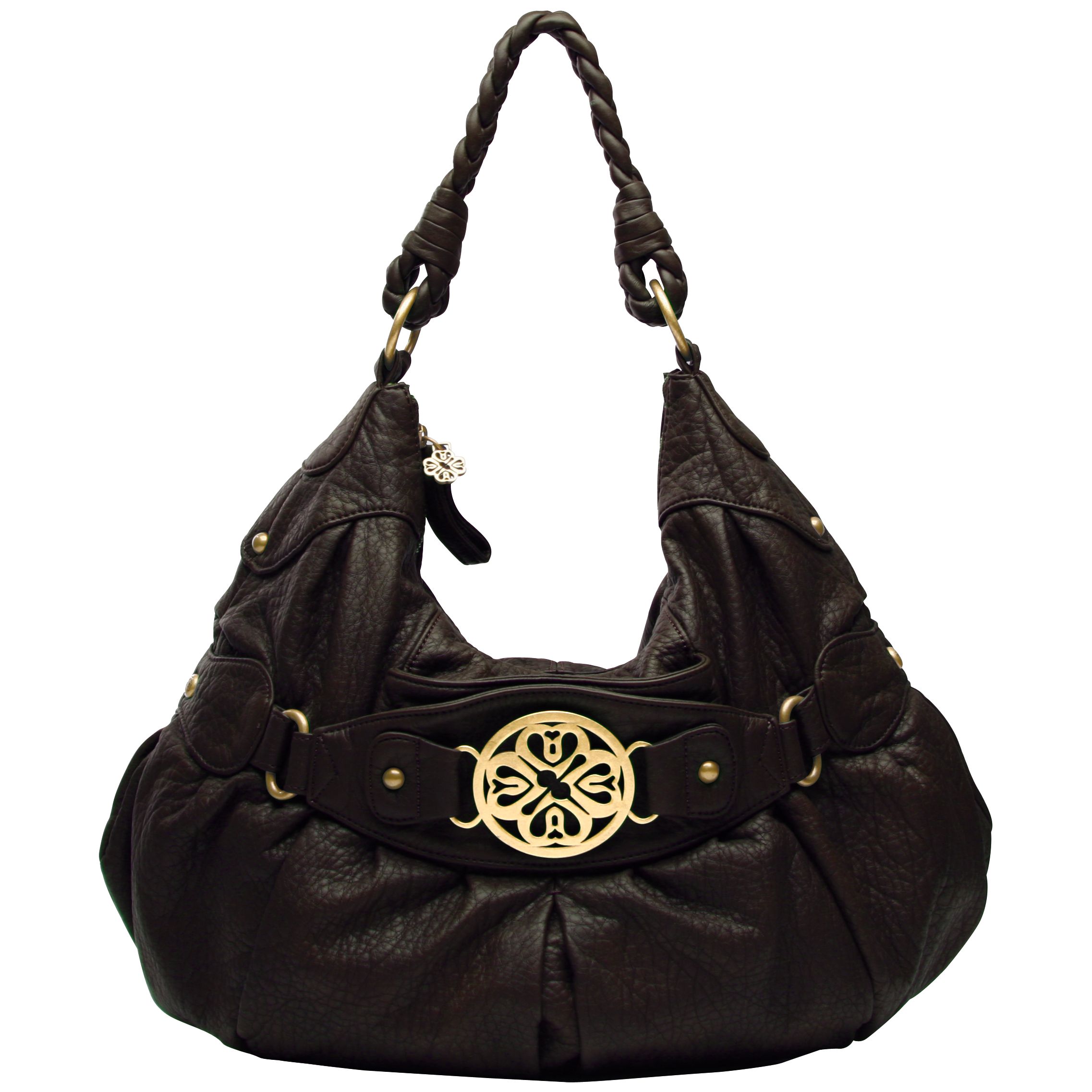 Mischa Barton Lyla Large Scoop Handbag, Chocolate