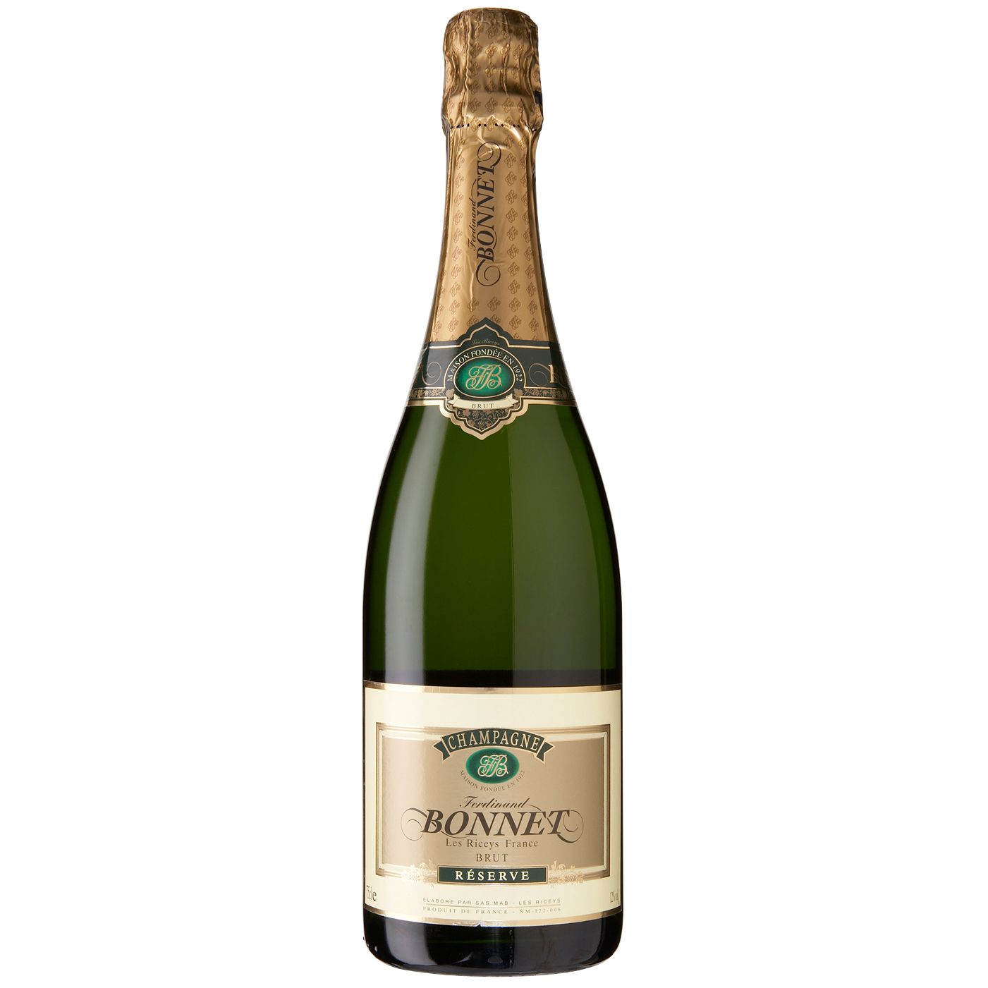 Ferdinand Bonnet Brut NV Champagne, France at JohnLewis